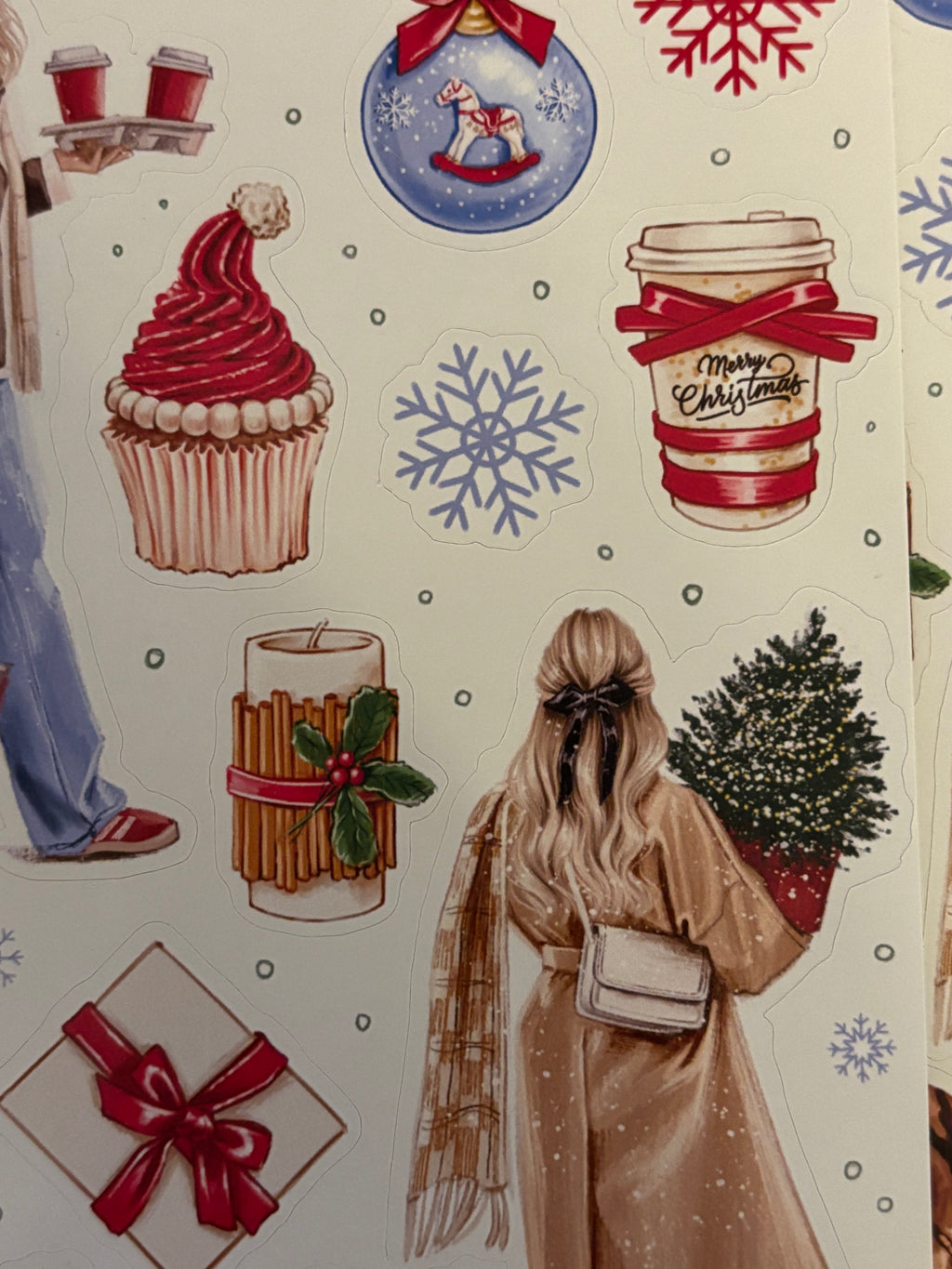 Sticker Sheet - Christmas Accessories | stickers for your planner