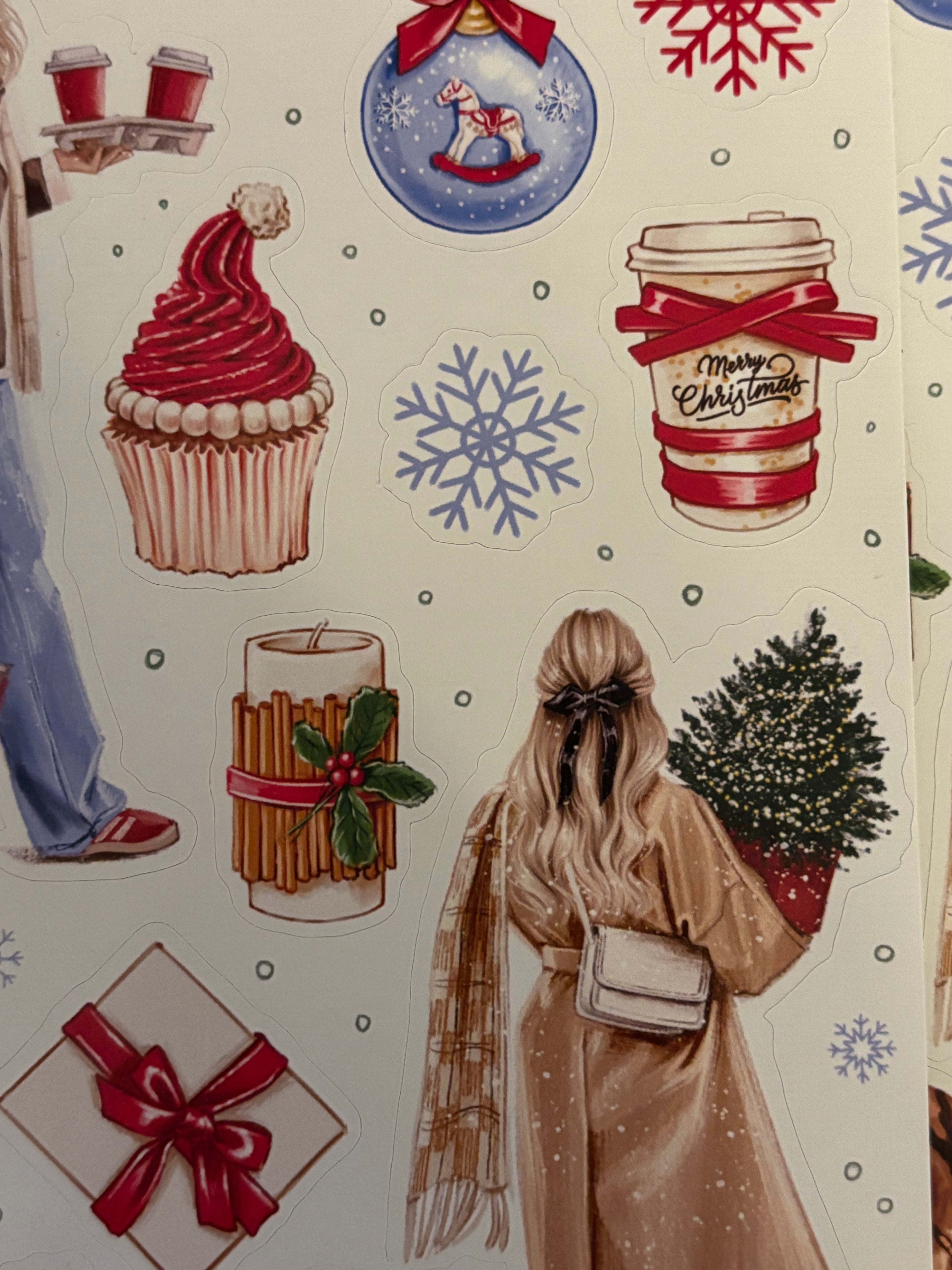 Sticker Sheet - Christmas Accessories | stickers for your planner