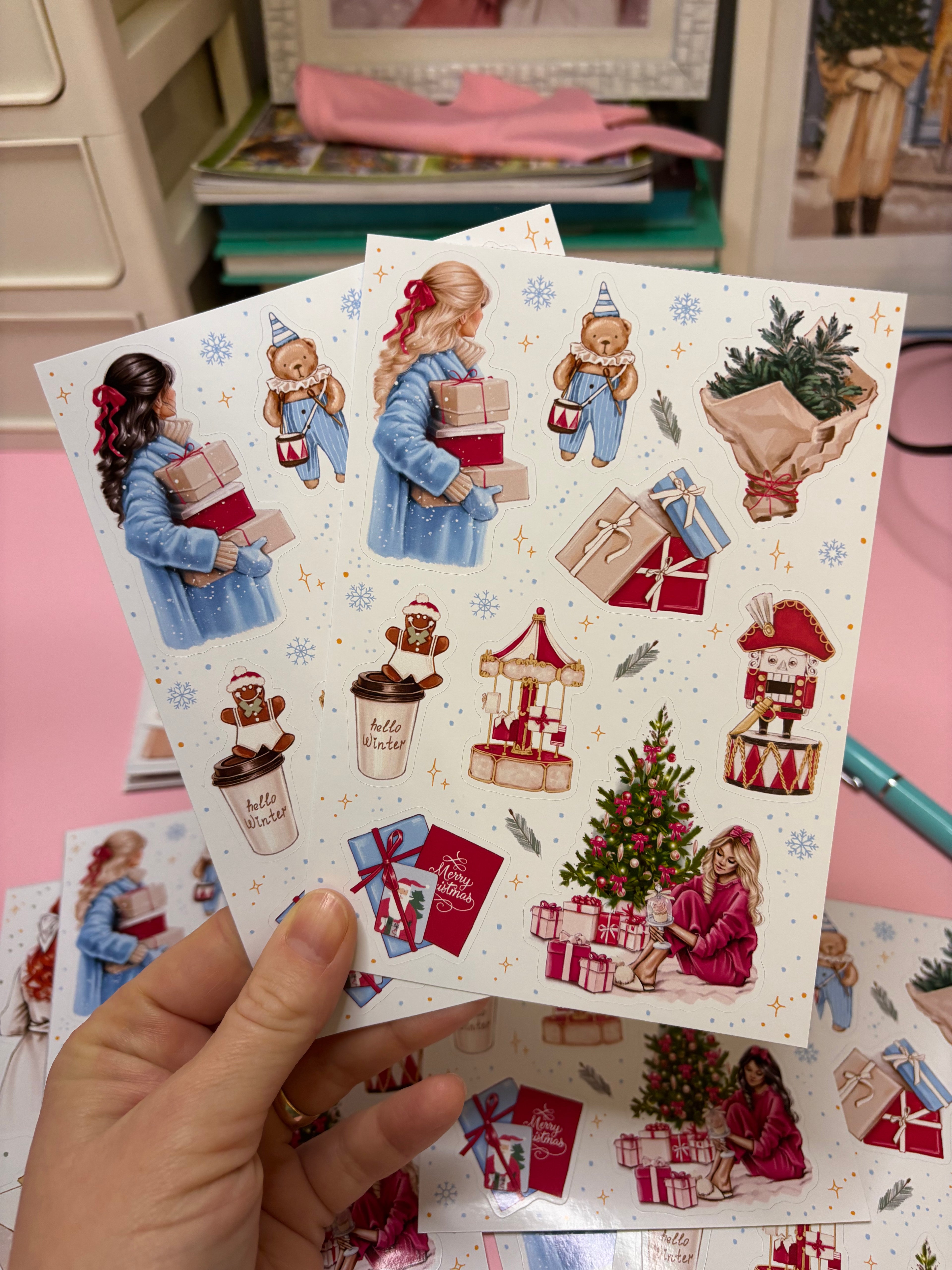 Sticker Sheet - Christmas Accessories | stickers for your planner