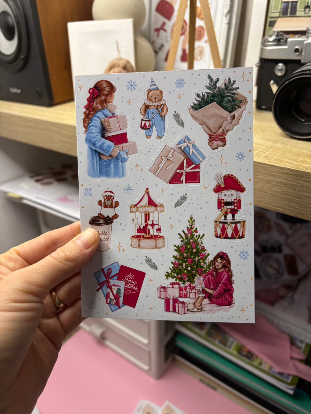 Sticker Sheet - Christmas Accessories | stickers for your planner