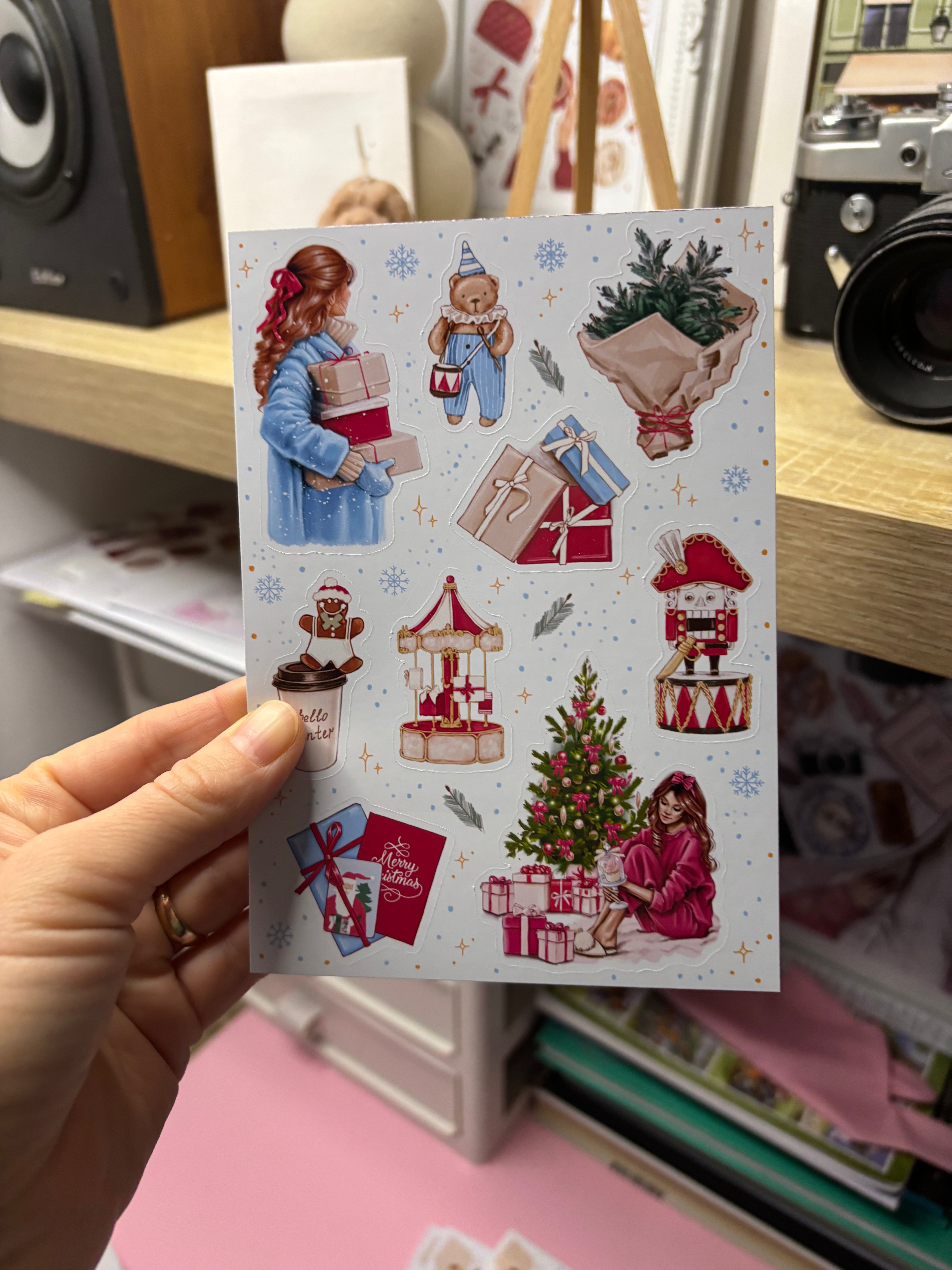 Sticker Sheet - Christmas Accessories | stickers for your planner