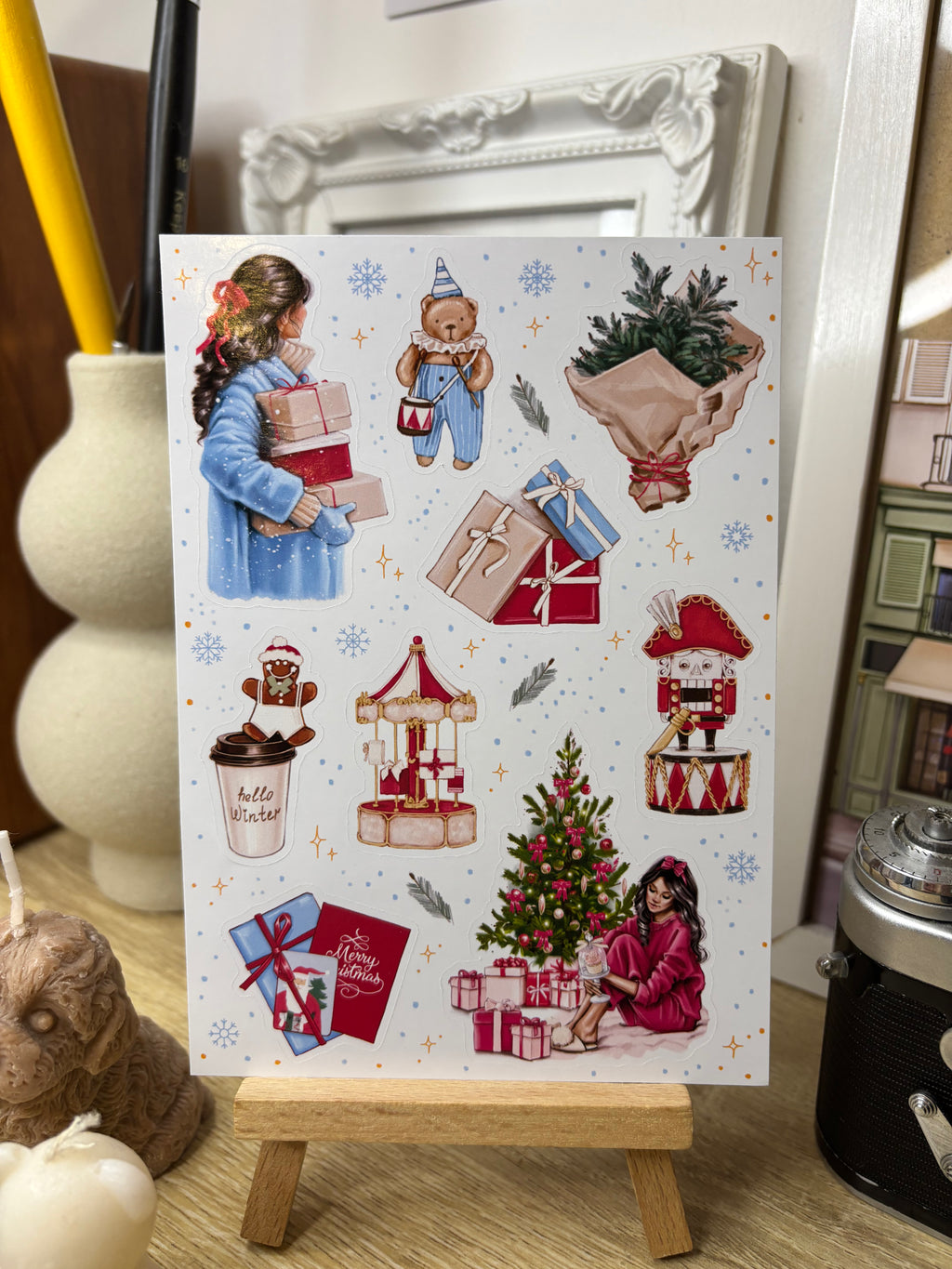 Sticker Sheet - Christmas Accessories | stickers for your planner