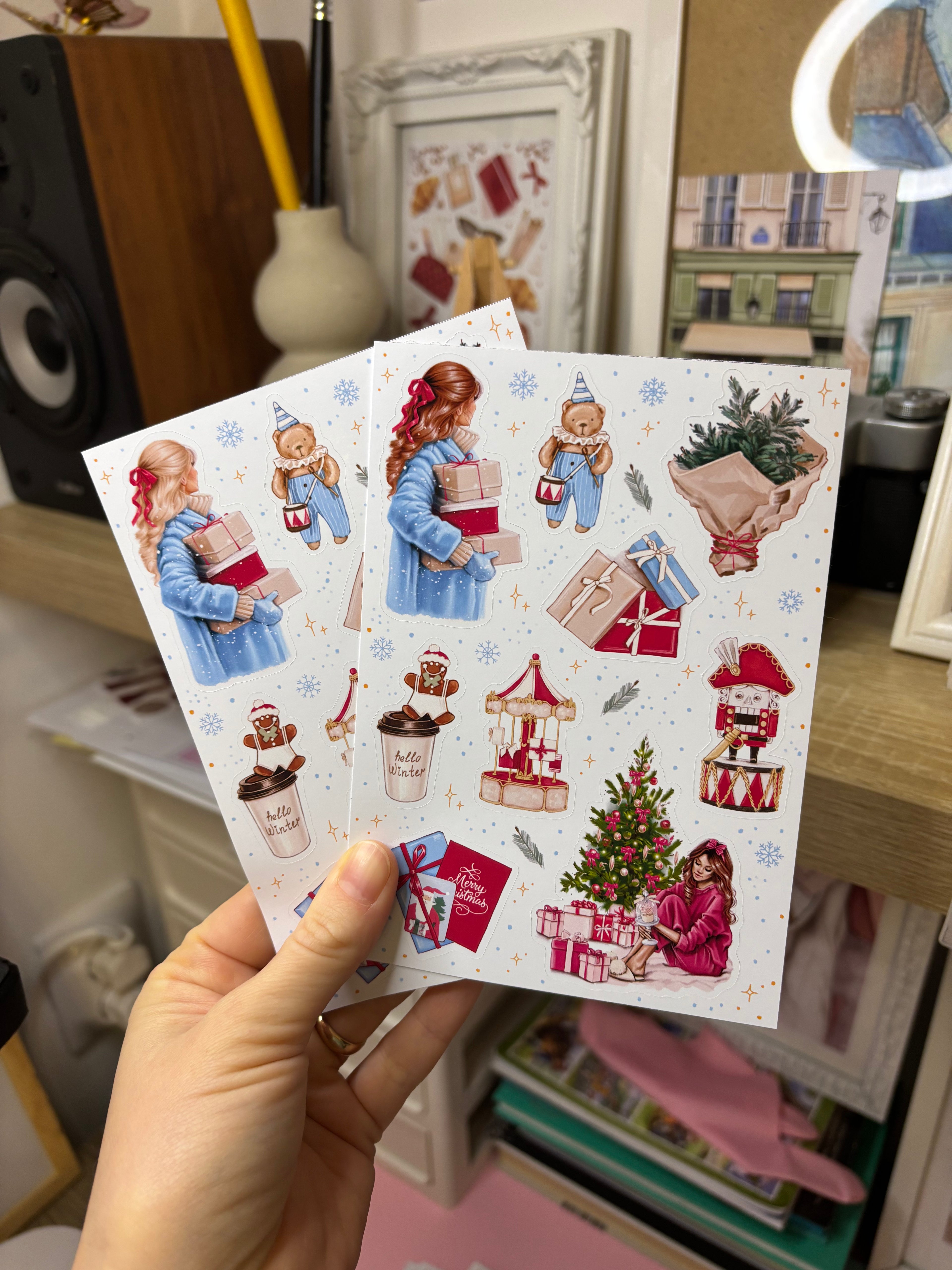 Sticker Sheet - Christmas Accessories | stickers for your planner