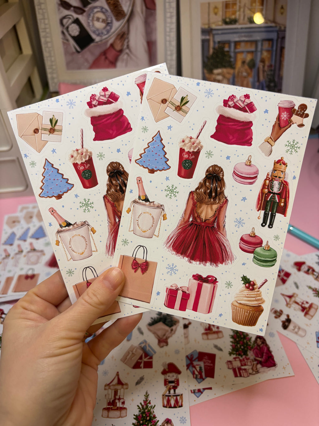 Sticker Sheet - Christmas Accessories | stickers for your planner