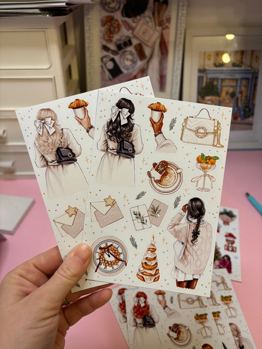 Sticker Sheet - Christmas Accessories | stickers for your planner