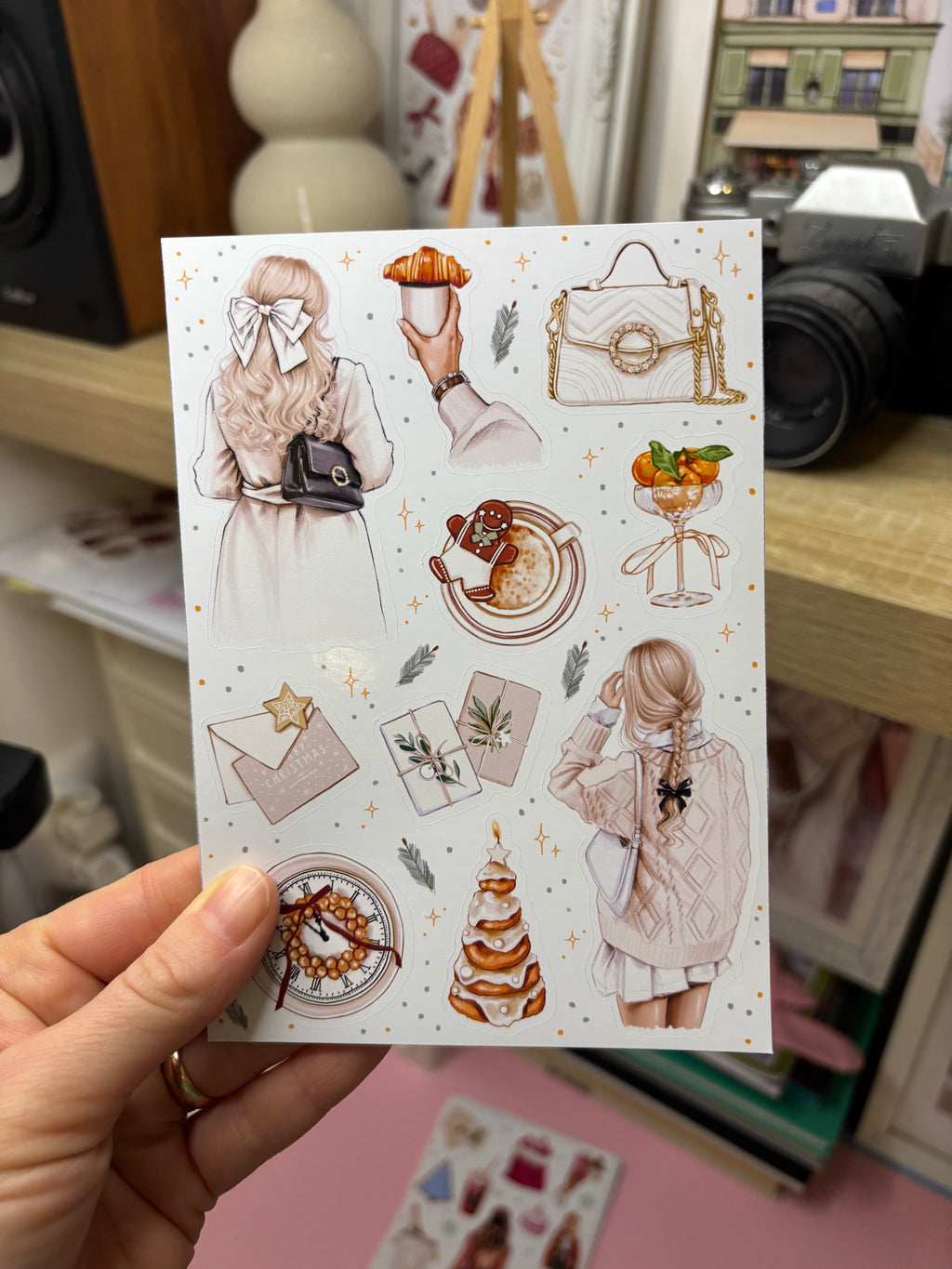 Sticker Sheet - Christmas Accessories | stickers for your planner