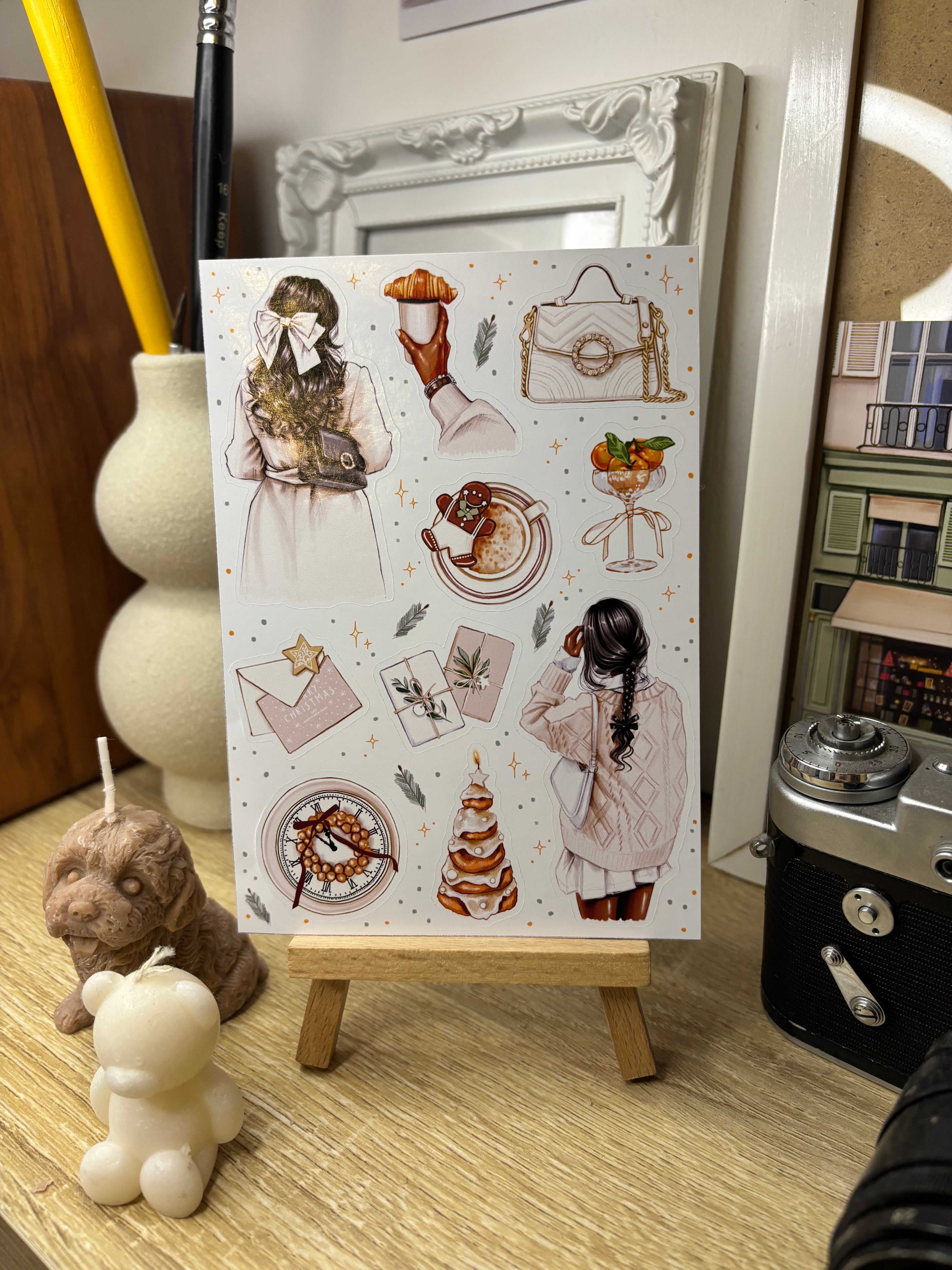 Sticker Sheet - Christmas Accessories | stickers for your planner