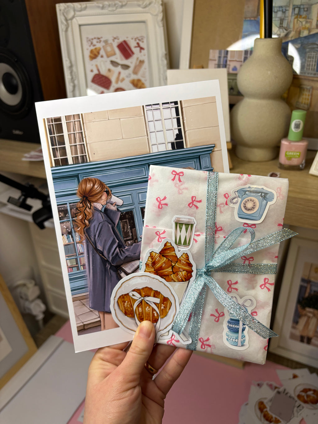 Custom Fashion Portrait from Photo | Die Cut Sticker Set | Chic Lifestyle Illustration | Personalized Gift