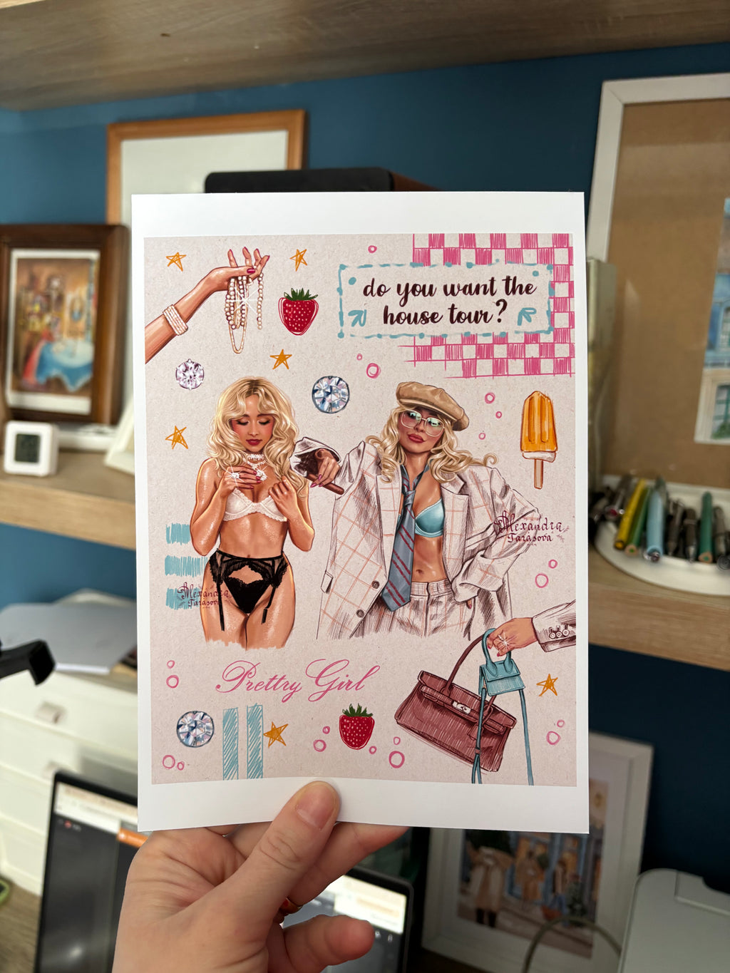 House Tour Print Sabrina Carpenter Inspired