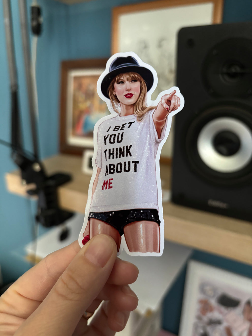 Taylor Swift Set of 2 Stickers