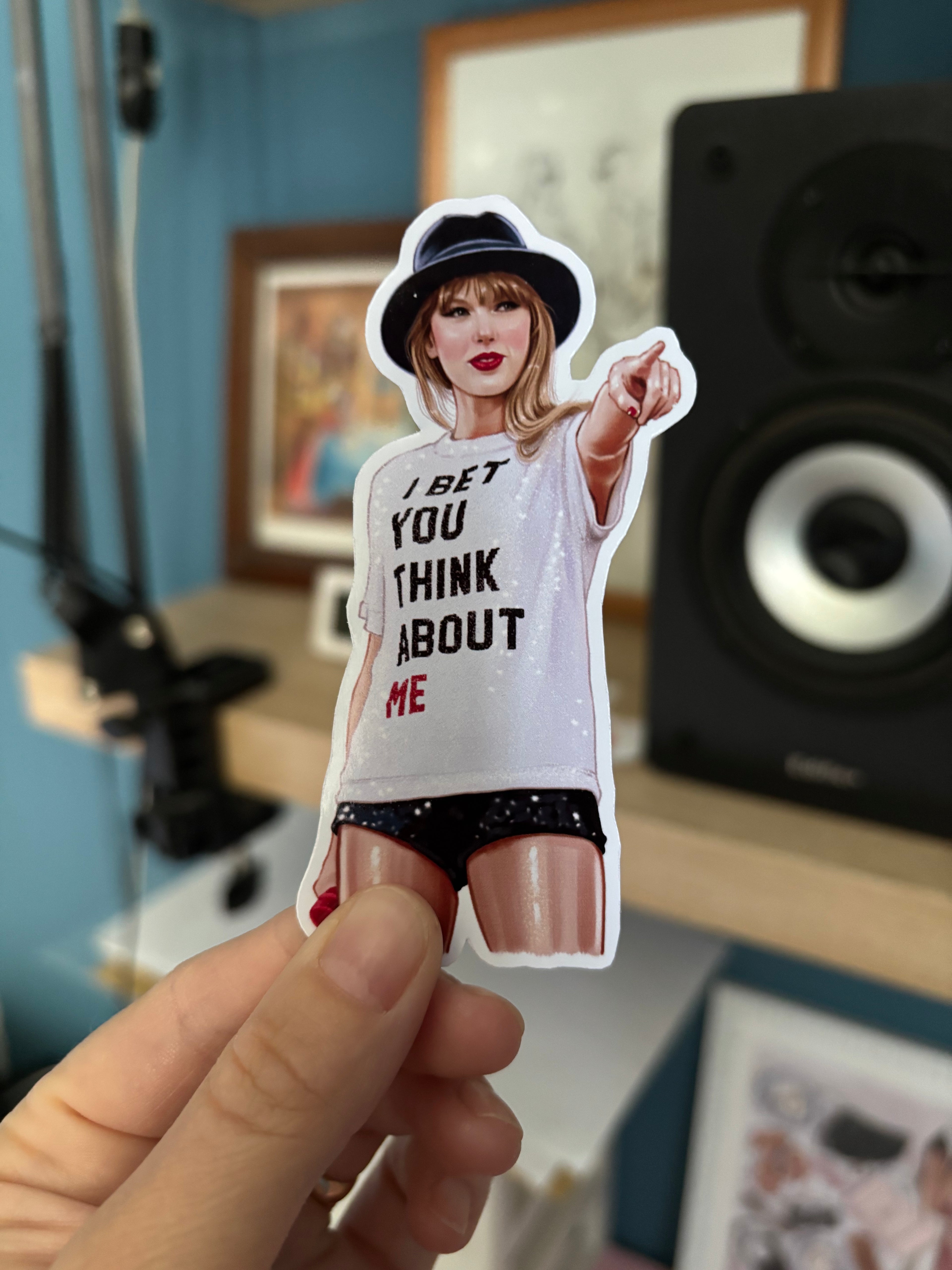Taylor Swift Set of 2 Stickers