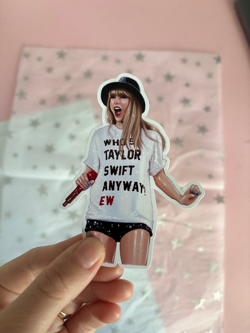Taylor Swift Set of 2 Stickers