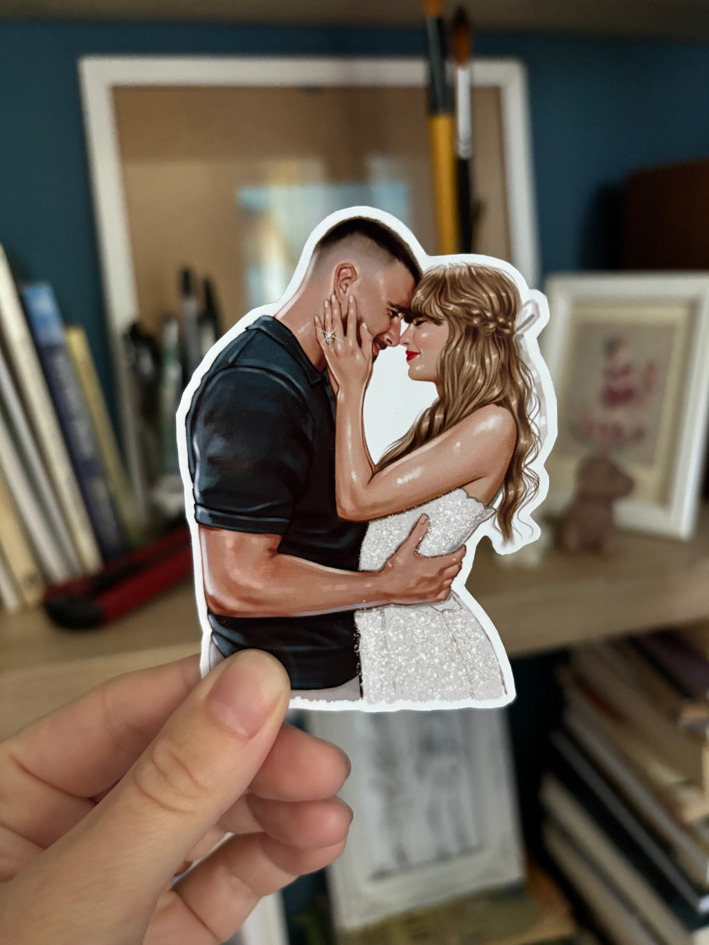 Taylor & Travis Love Story Sticker