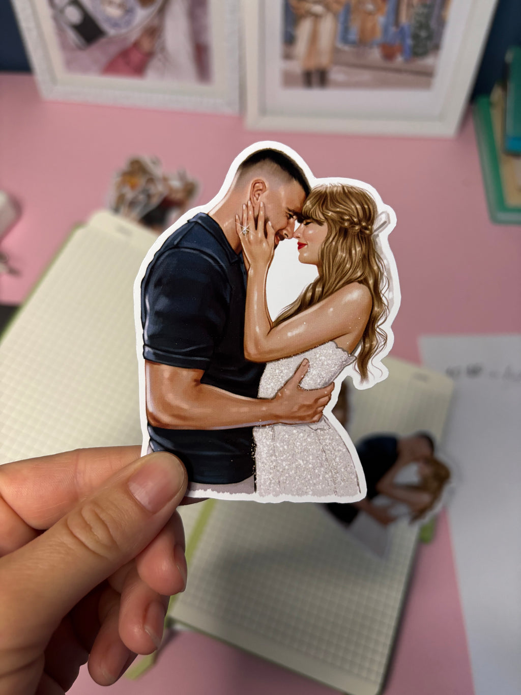 Taylor & Travis Love Story Sticker