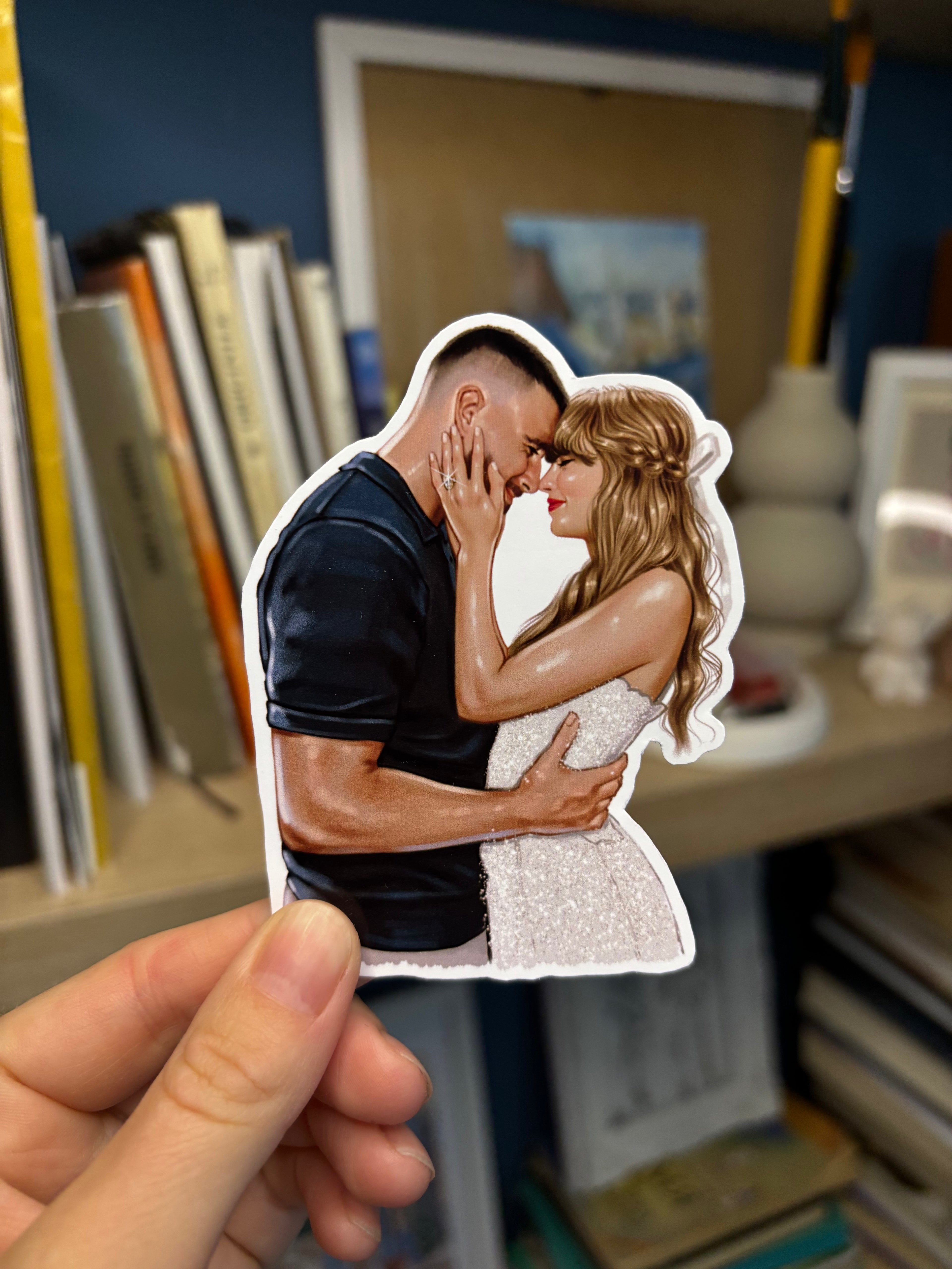 Taylor & Travis Love Story Sticker