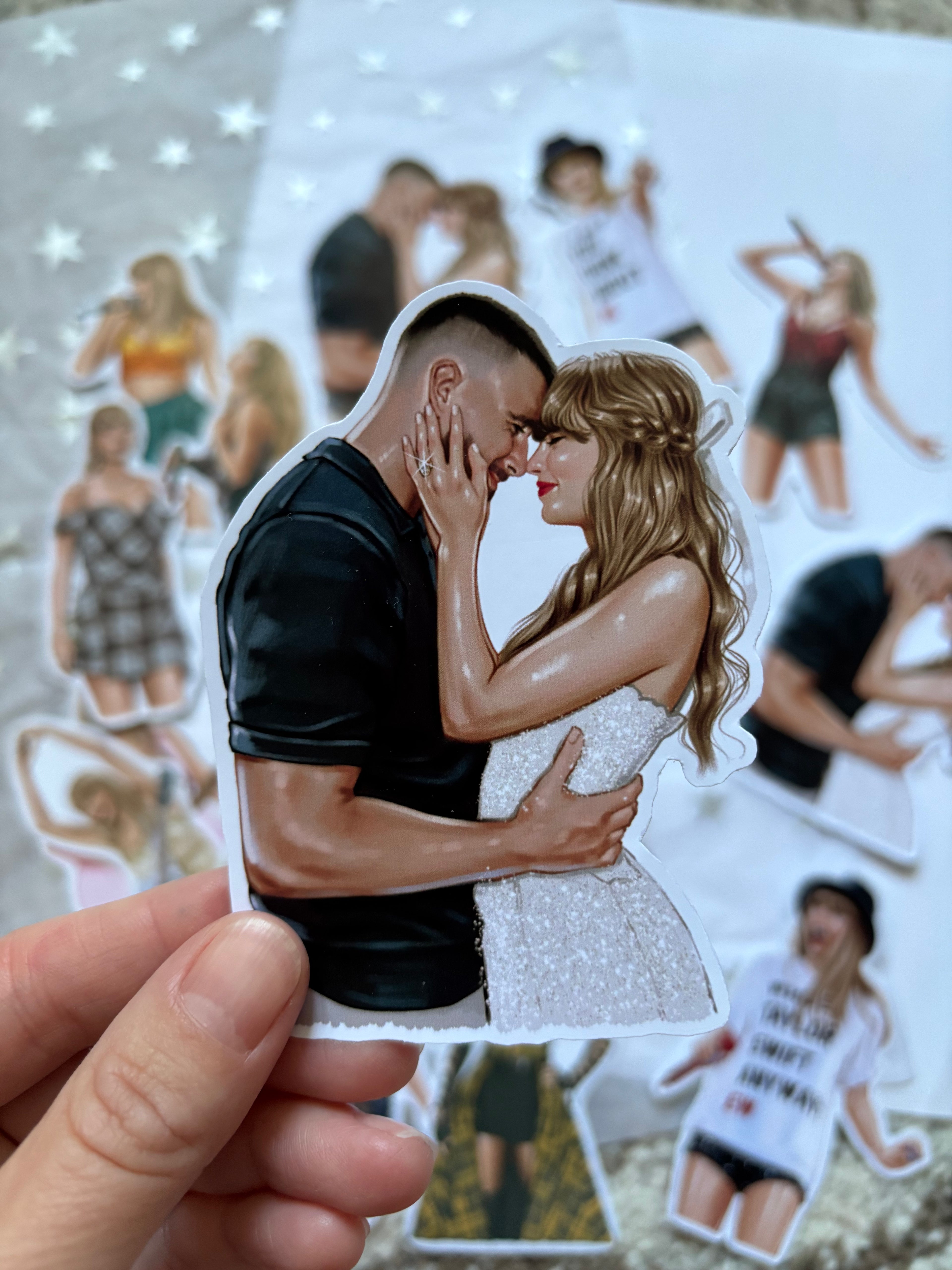 Taylor & Travis Love Story Sticker