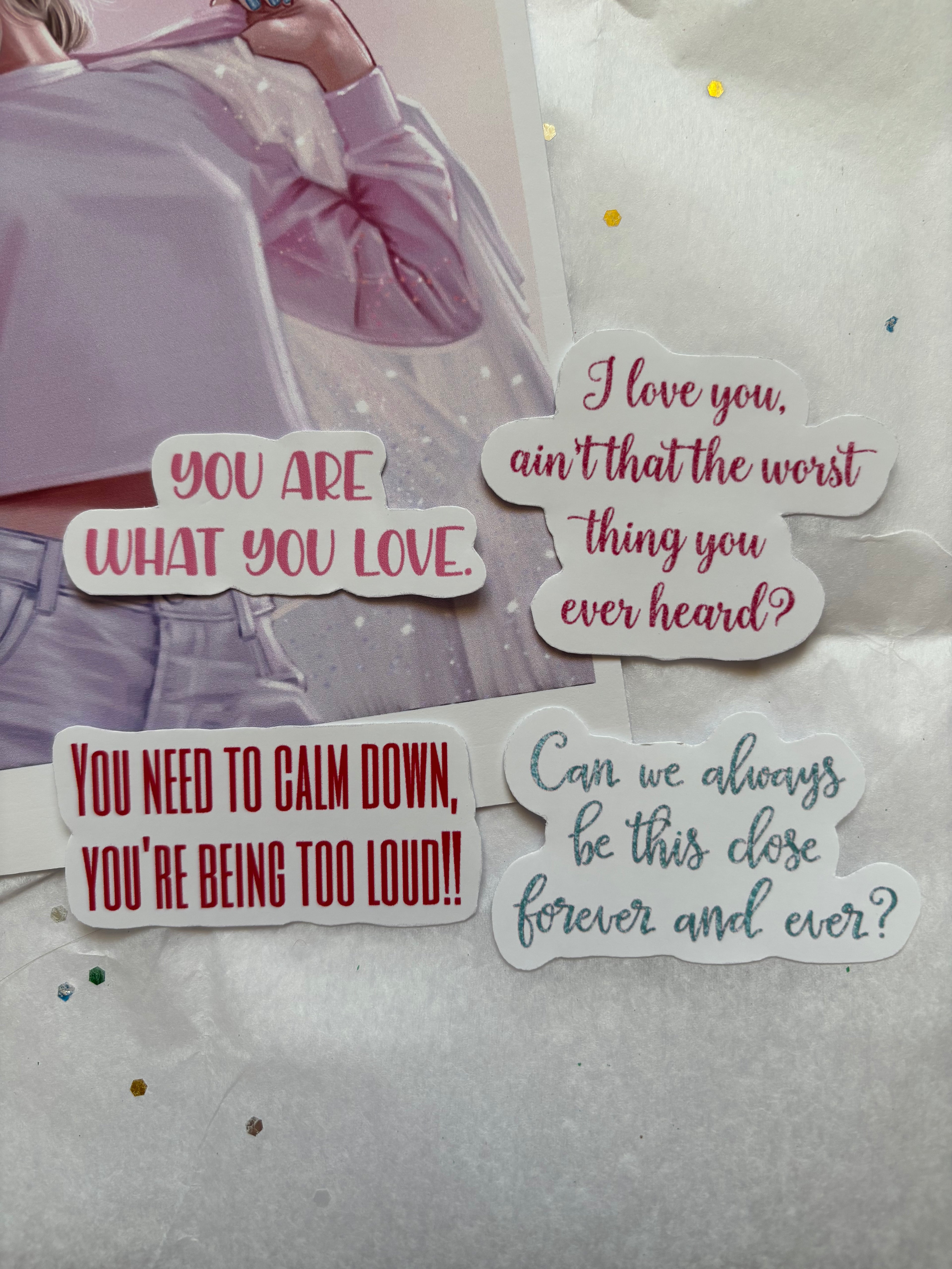 Taylor Swift Lower Print & Sticker Collection
