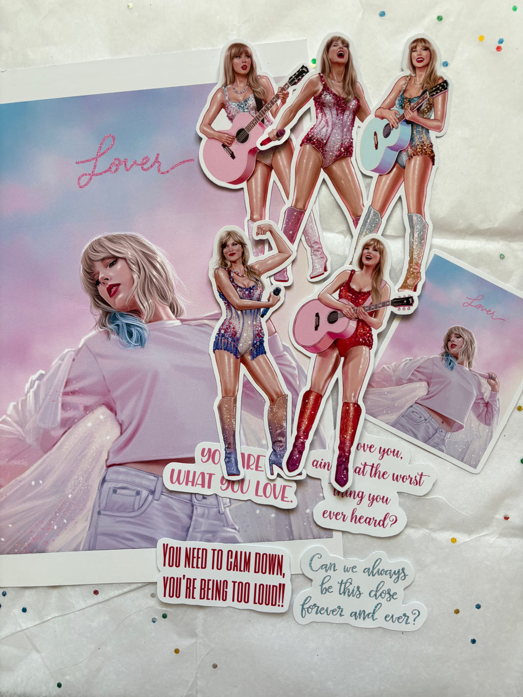 Taylor Swift Lower Print & Sticker Collection