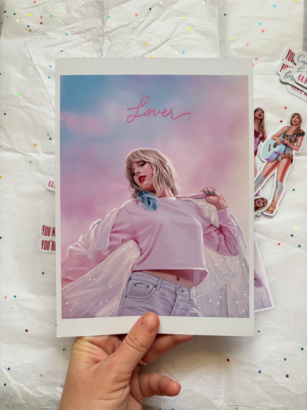 Taylor Swift Lower Print & Sticker Collection