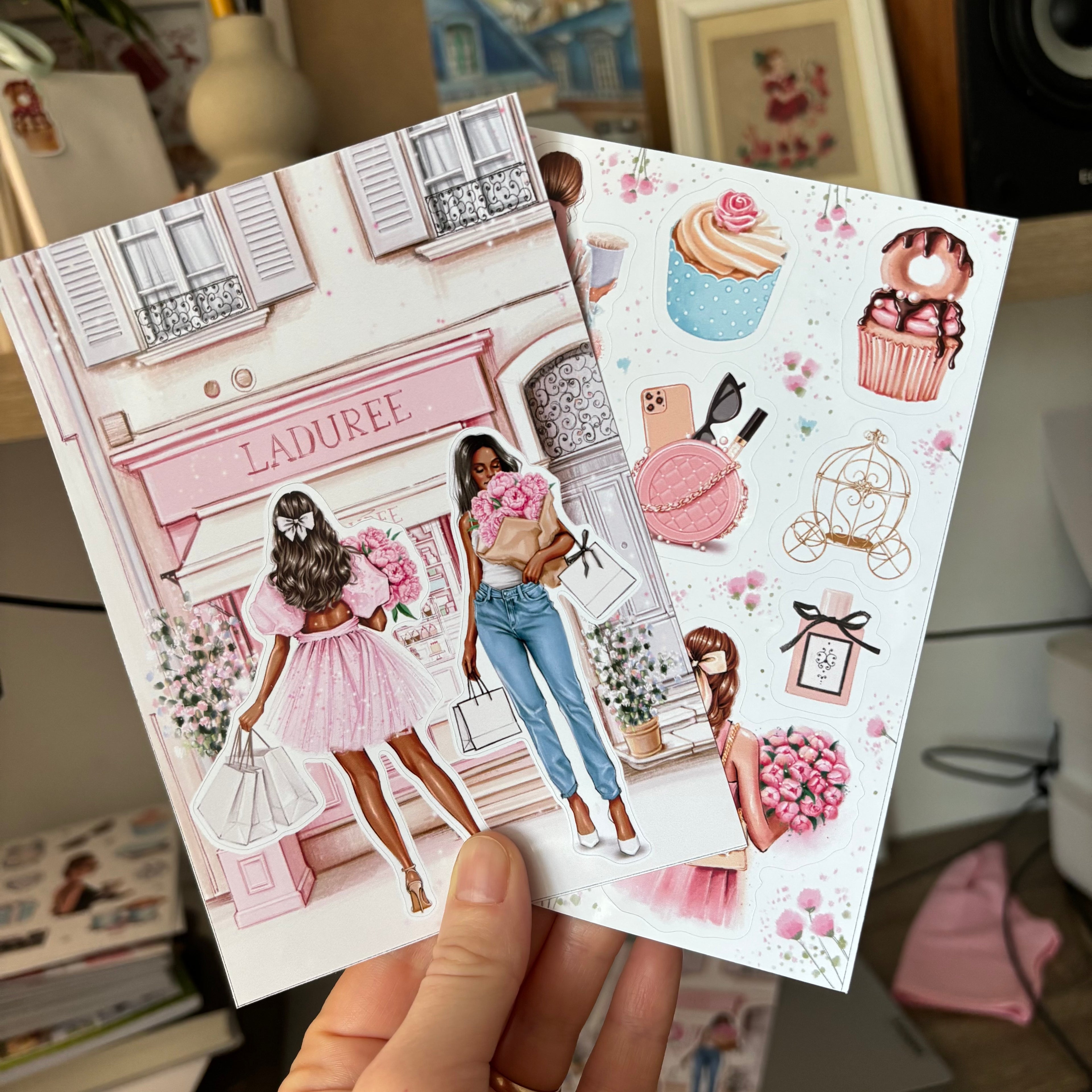 Sticker Sheet - Spring Coffee Shop | stickers for your planner