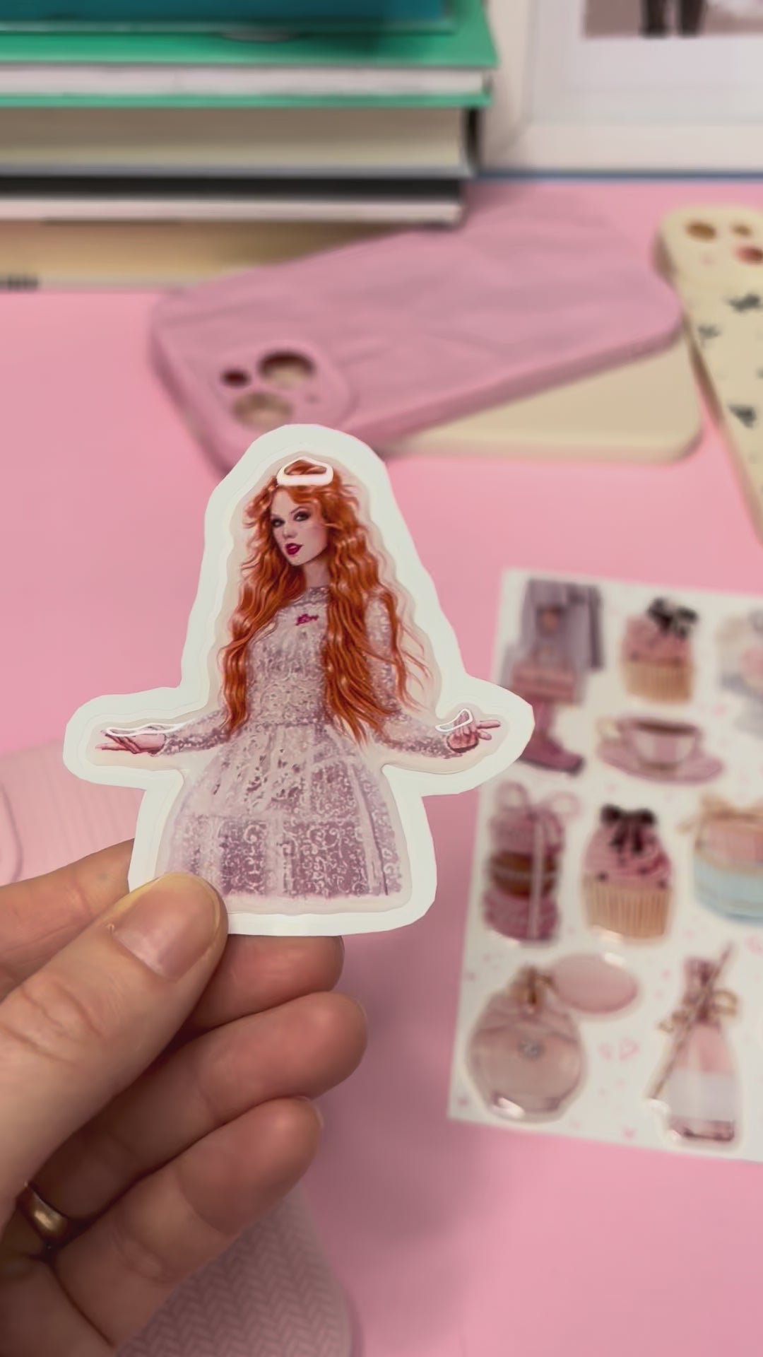 Taylor Swift 3D Stickers, 3D Stickers for Phone, iPad, MacBook, Stylish 3D Sticker Pack, 3D Stickers Set