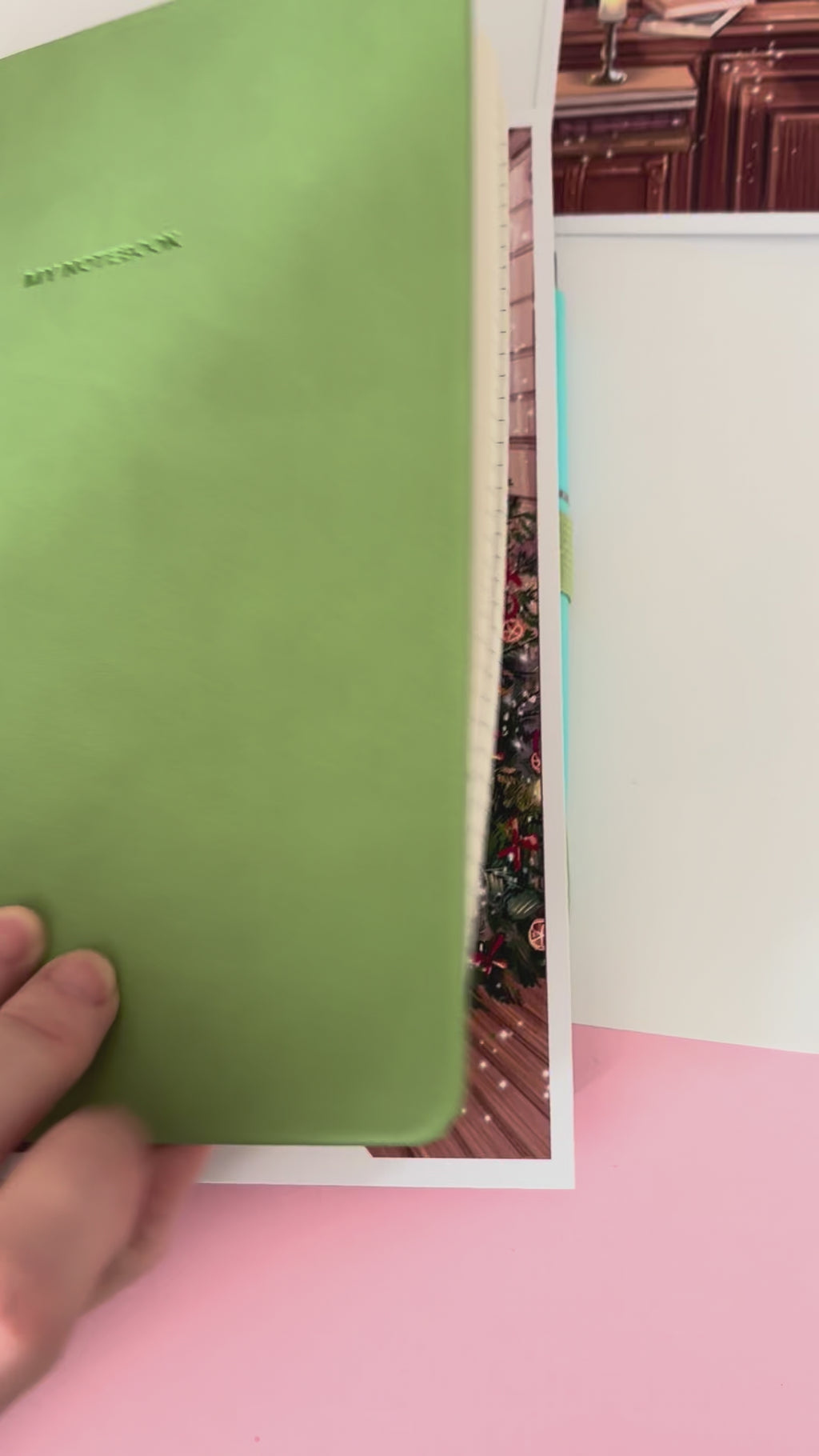 Christmas Library A5 Print