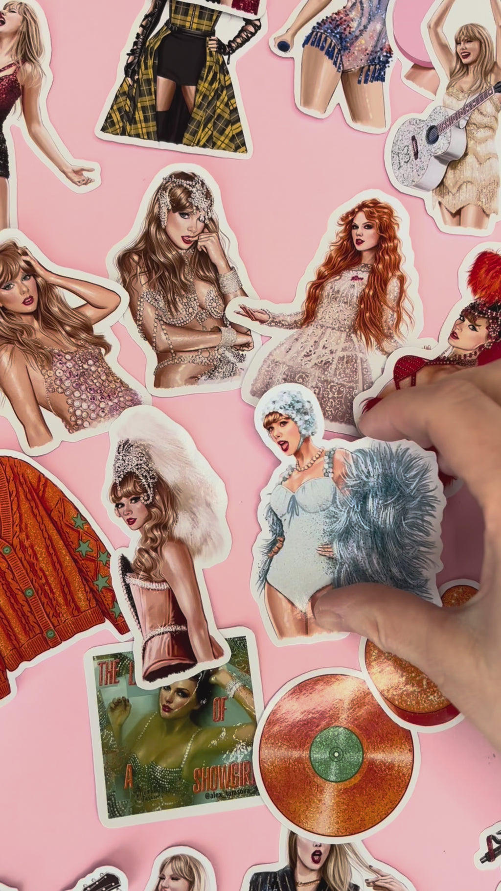 Taylor Swift 10 Stickers