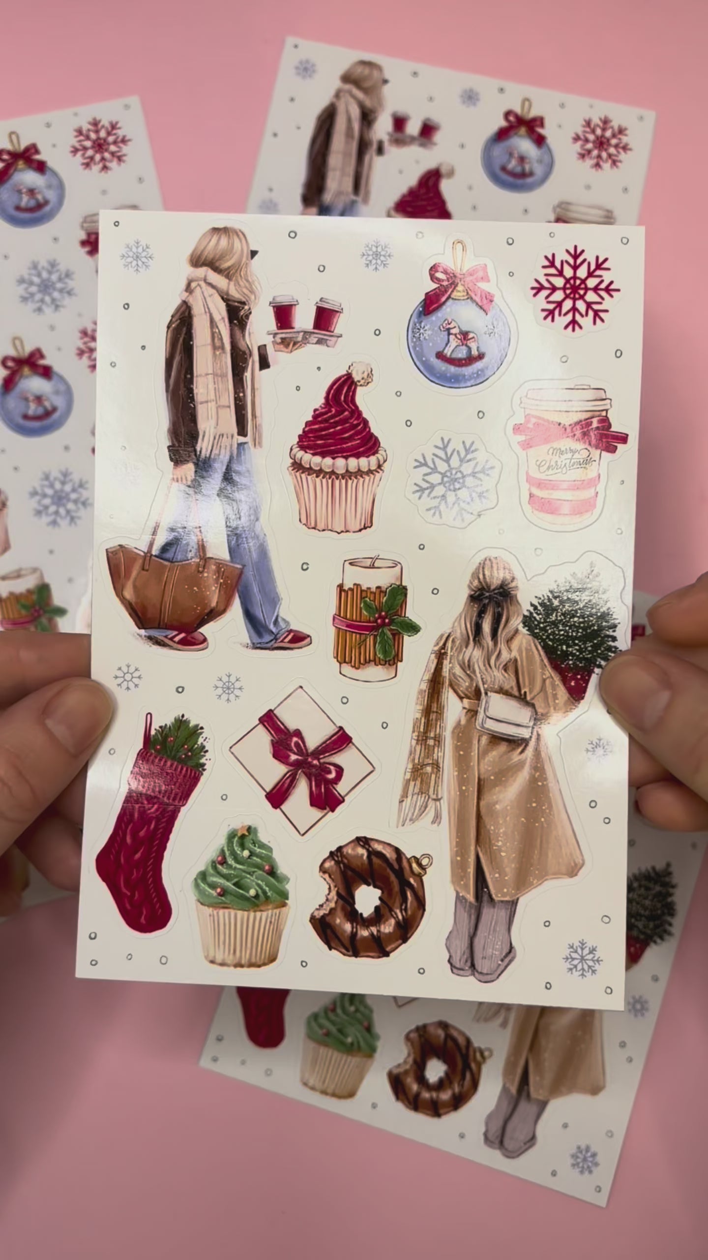 Sticker Sheet - Christmas Accessories | stickers for your planner