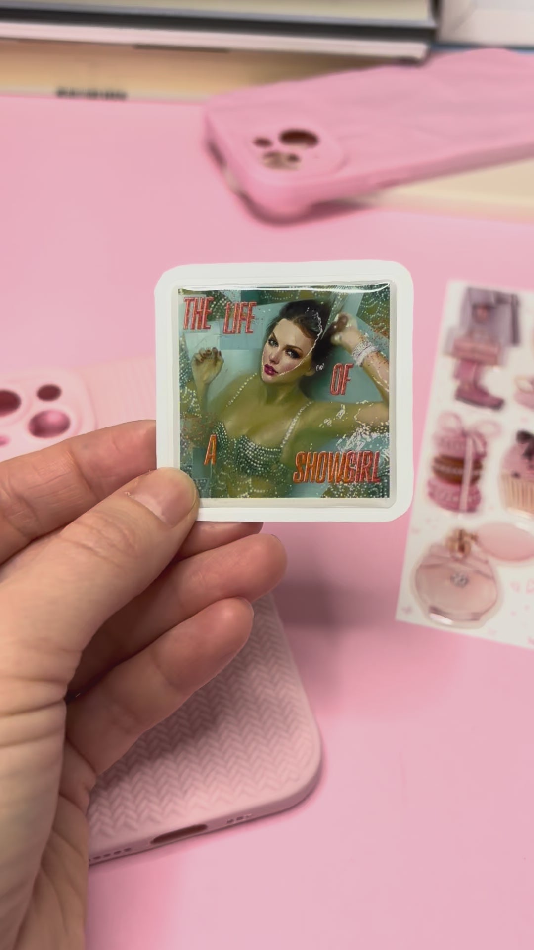 Taylor Swift 3D Stickers, 3D Stickers for Phone, iPad, MacBook, Stylish 3D Sticker Pack, 3D Stickers Set,