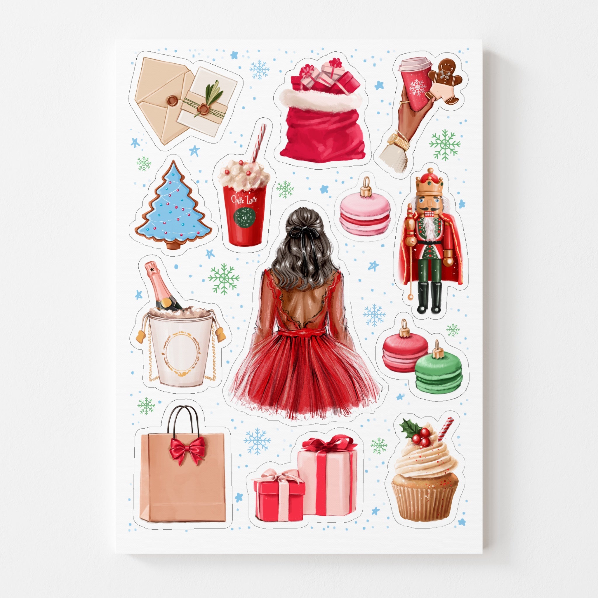 Sticker Sheet - Christmas Accessories | stickers for your planner