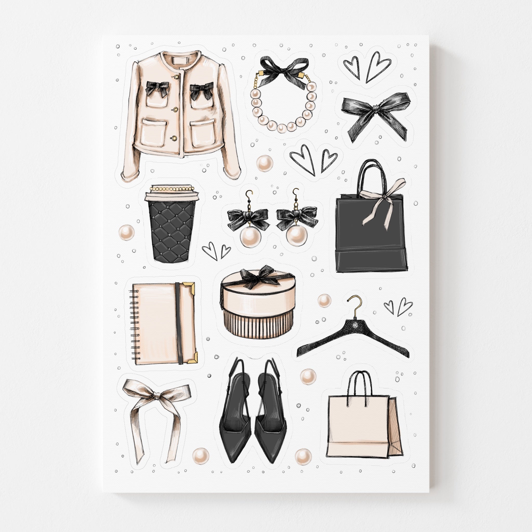 Sticker Sheet - Fashion Accessories | stickers for your planner