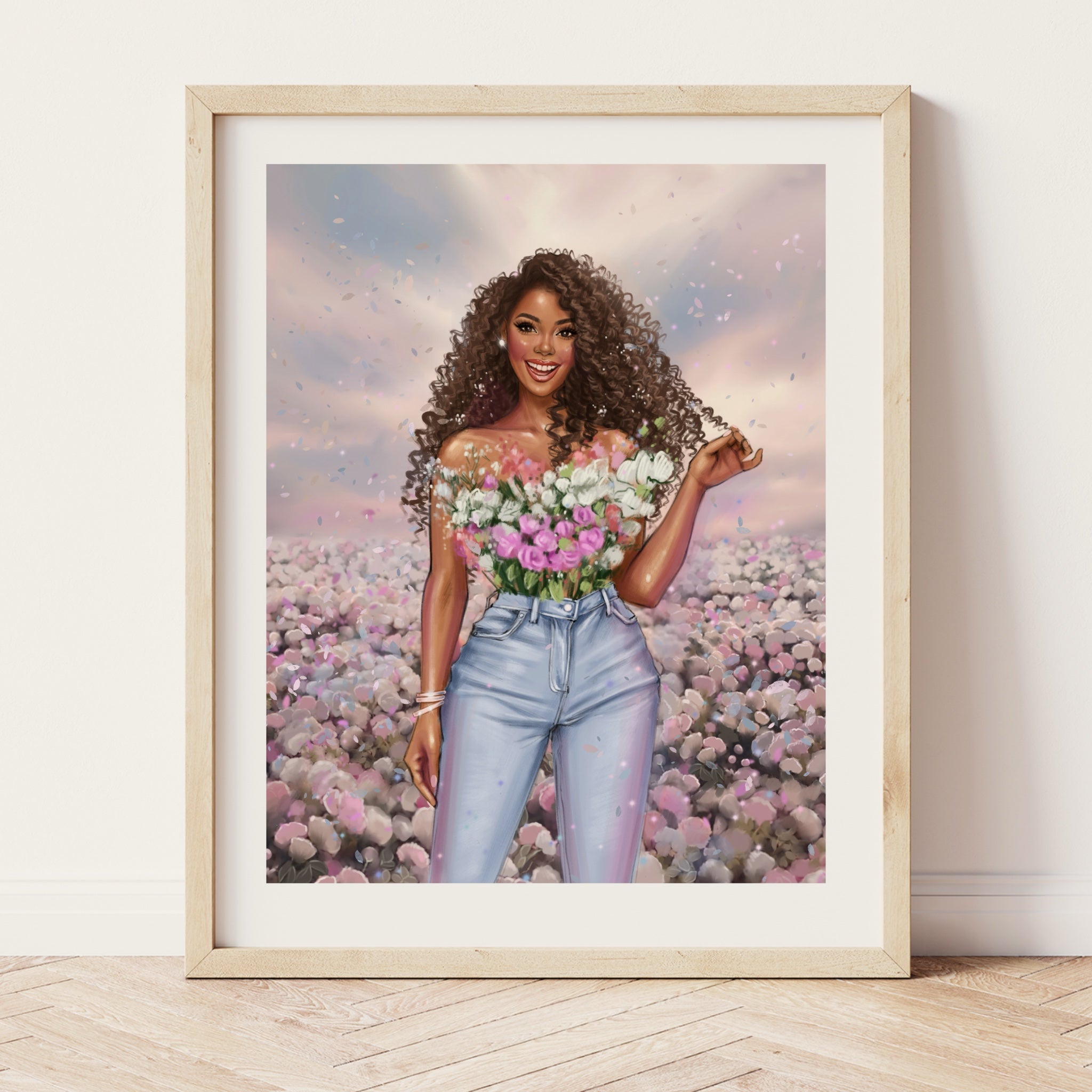 Beautiful Girl A5 Print