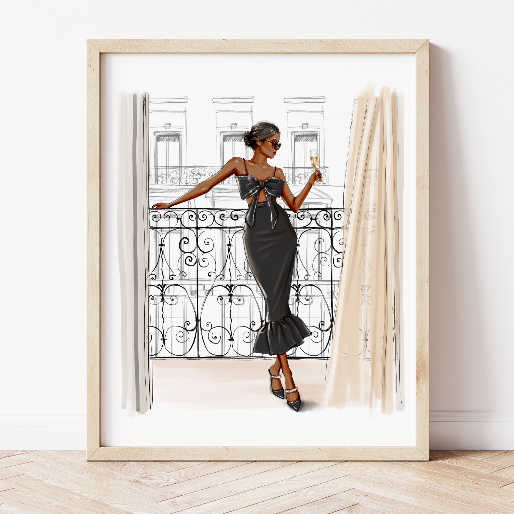 A window in Paris A5 Print