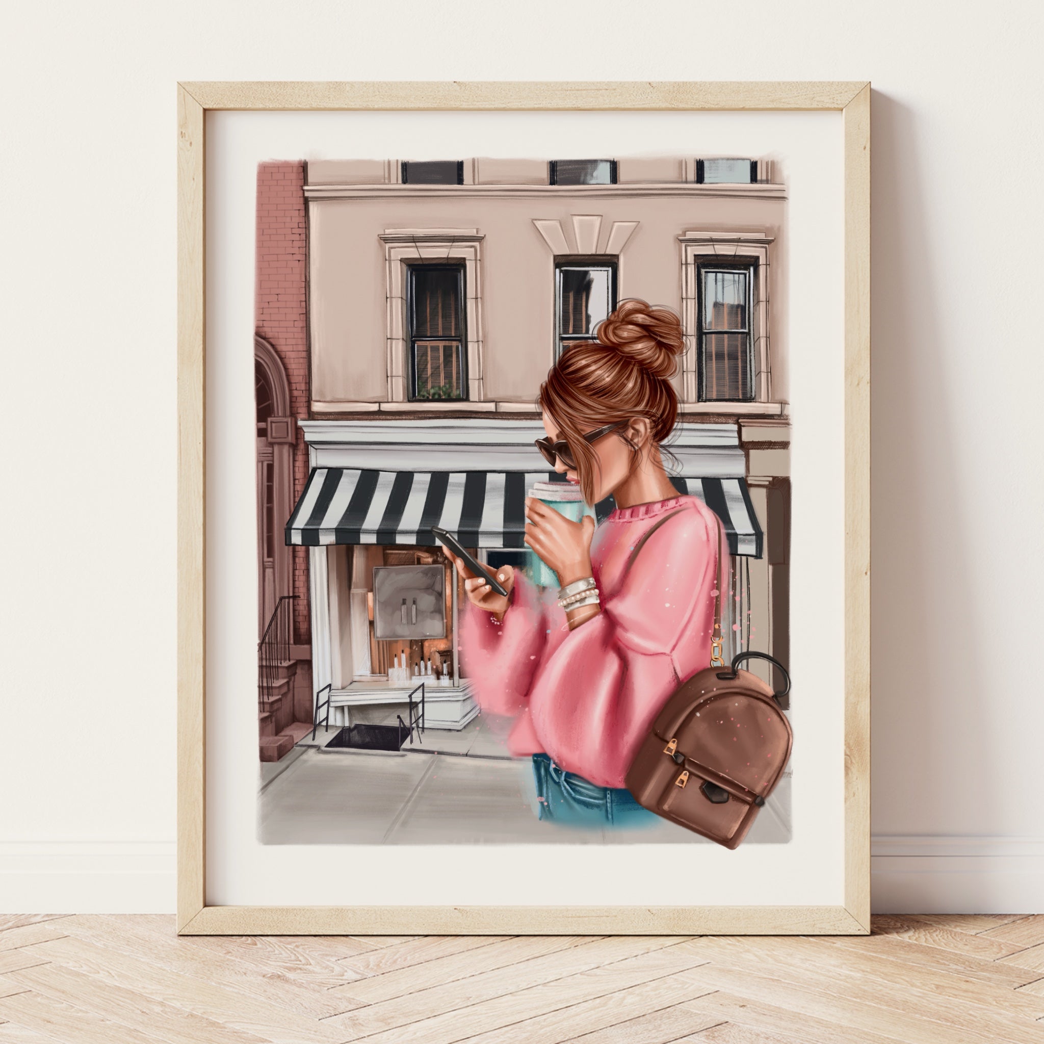 Fashion Girl A5 Print