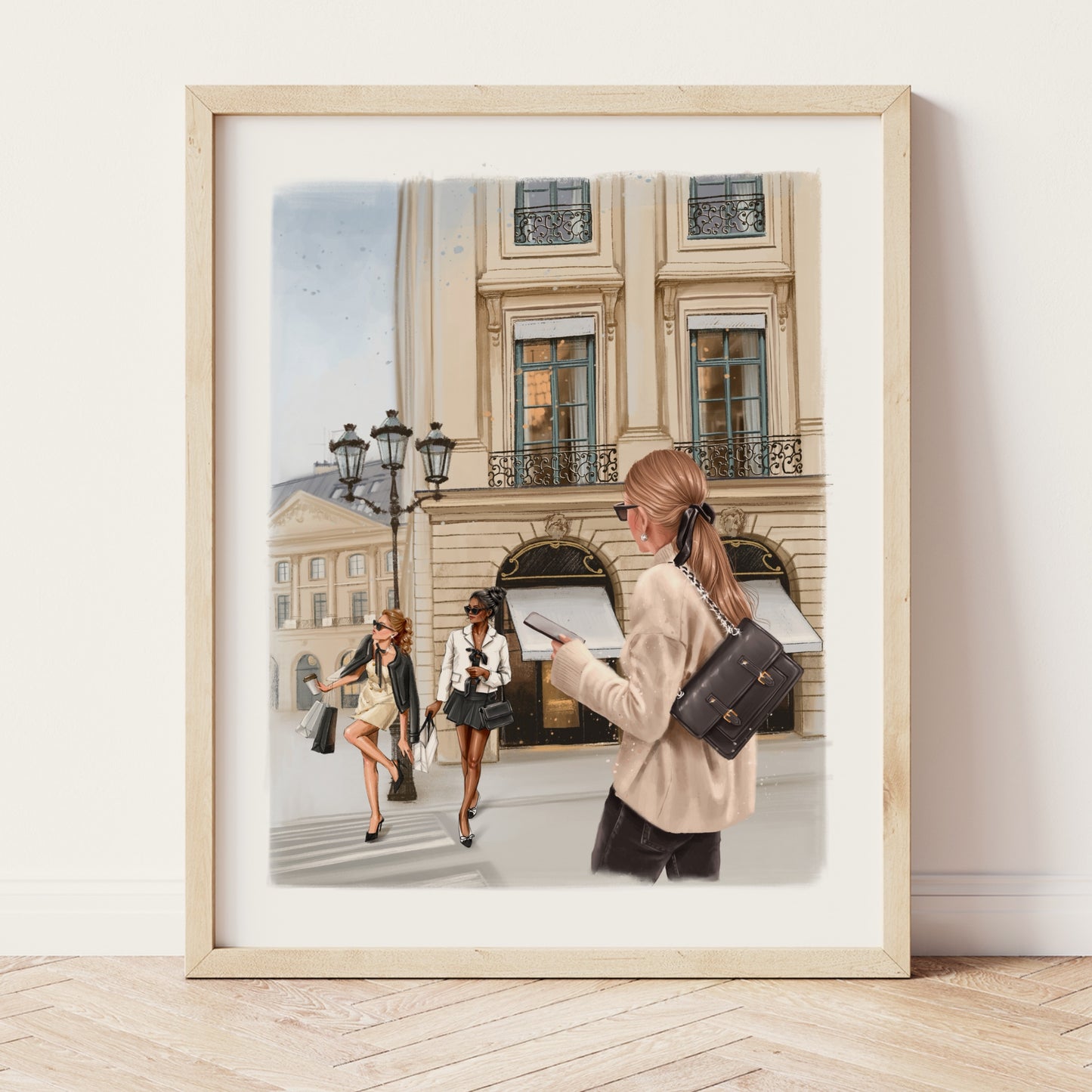 Paris Street A5 Print