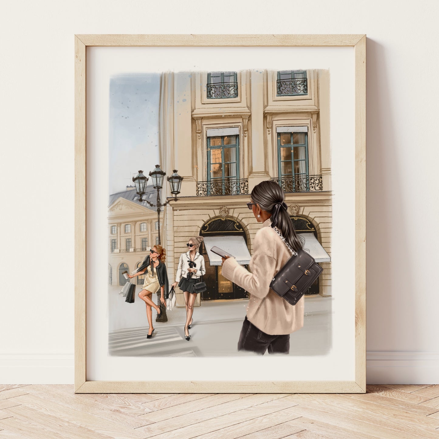 Paris Street A5 Print