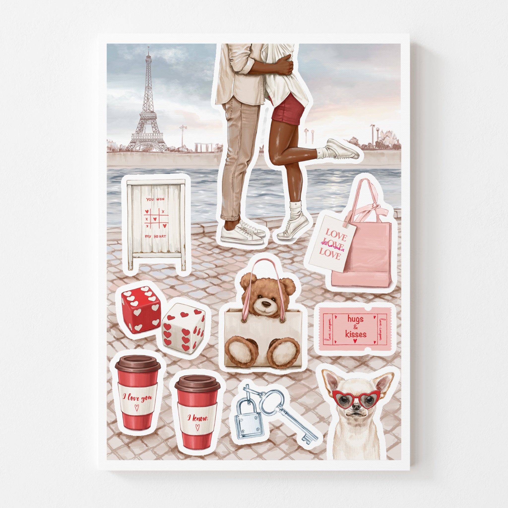 Sticker Sheet - Love | stickers for your planner