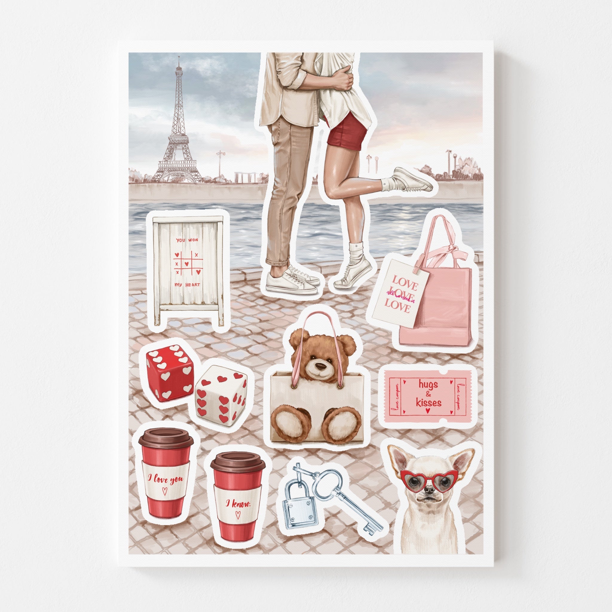 Sticker Sheet - Love | stickers for your planner