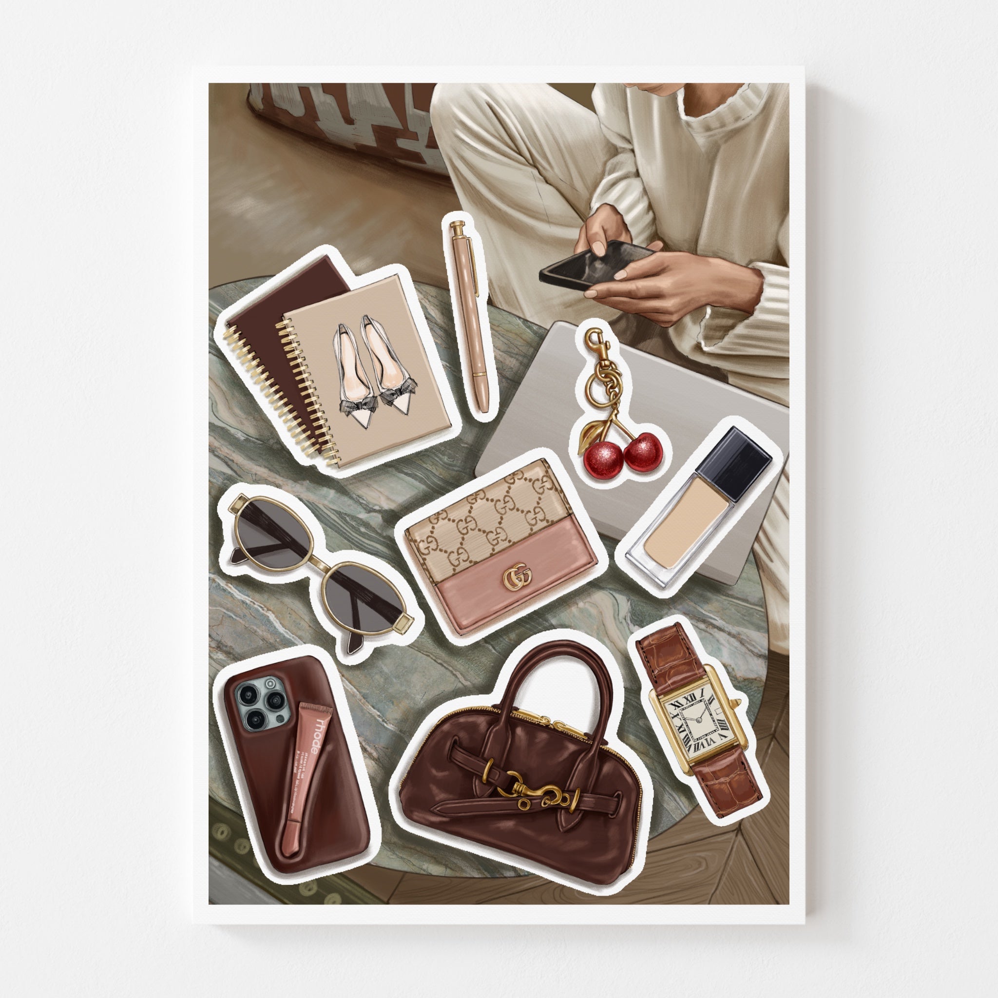 Sticker Sheet - Fashion Accessories | stickers for your planner