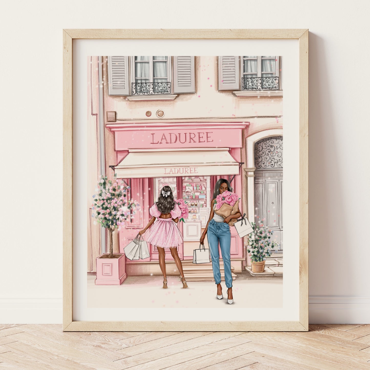 Pink Laduree A5 Print