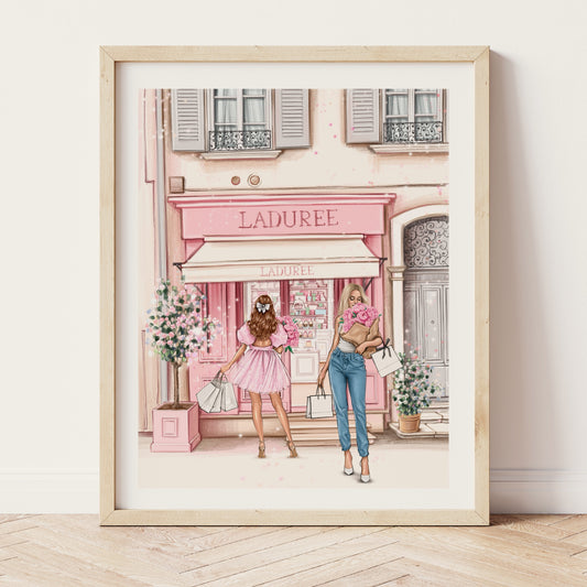 Pink Laduree A5 Print