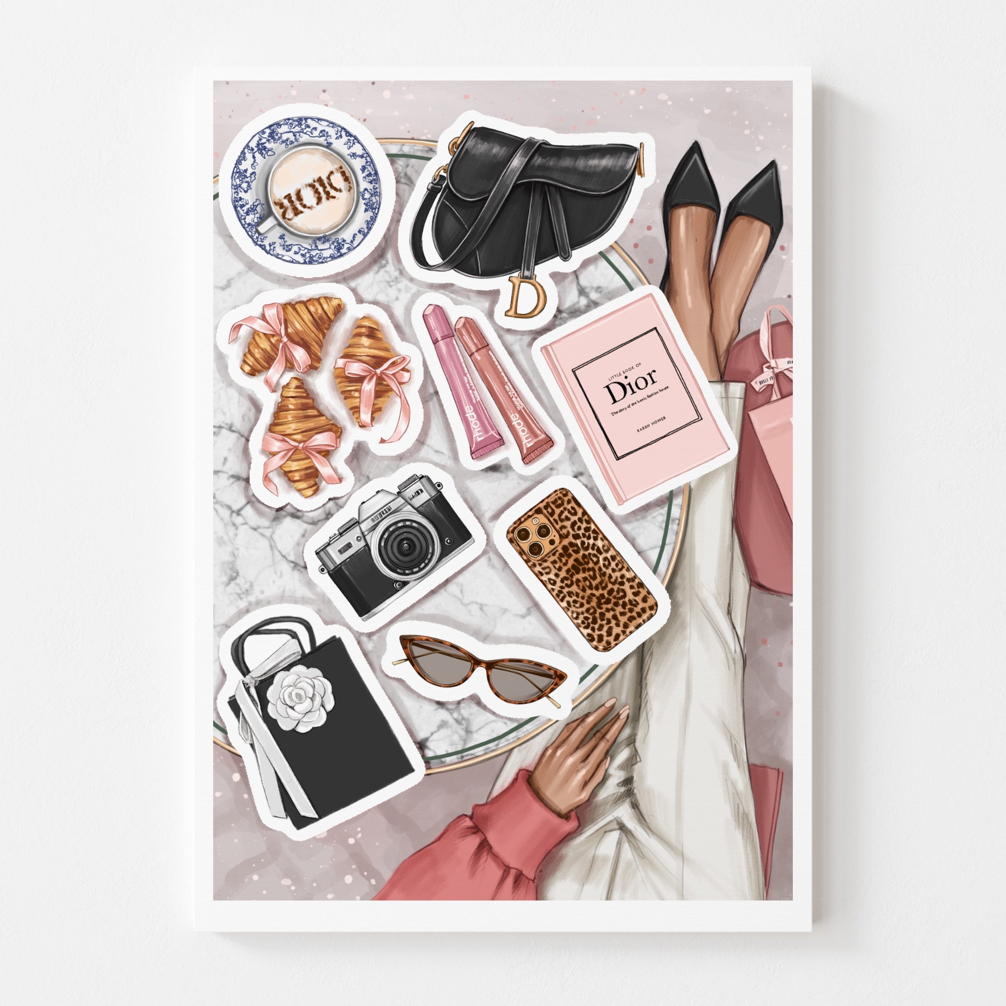 Sticker Sheet - Paris Accessories | stickers for your planner