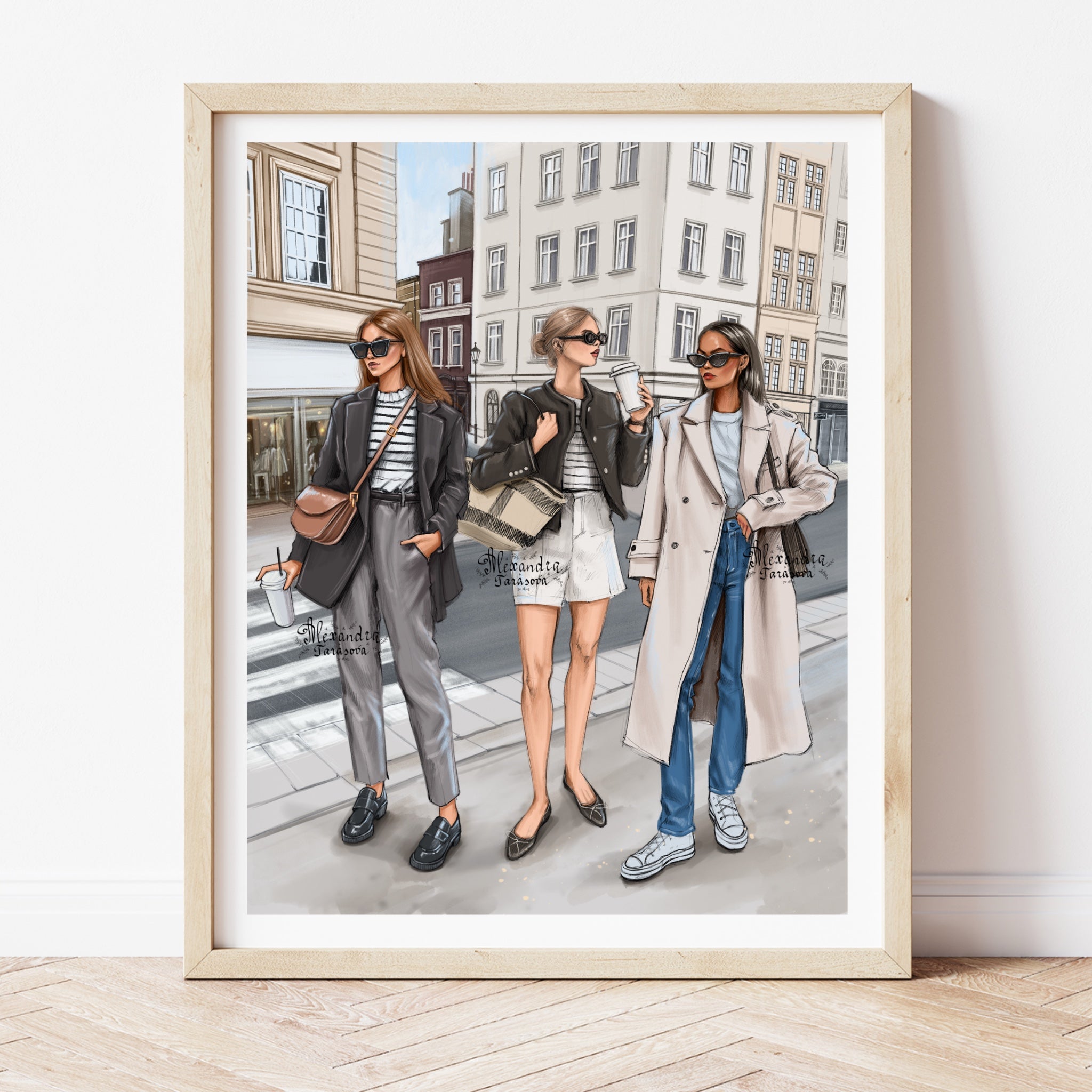 Fashion Girls Print A5