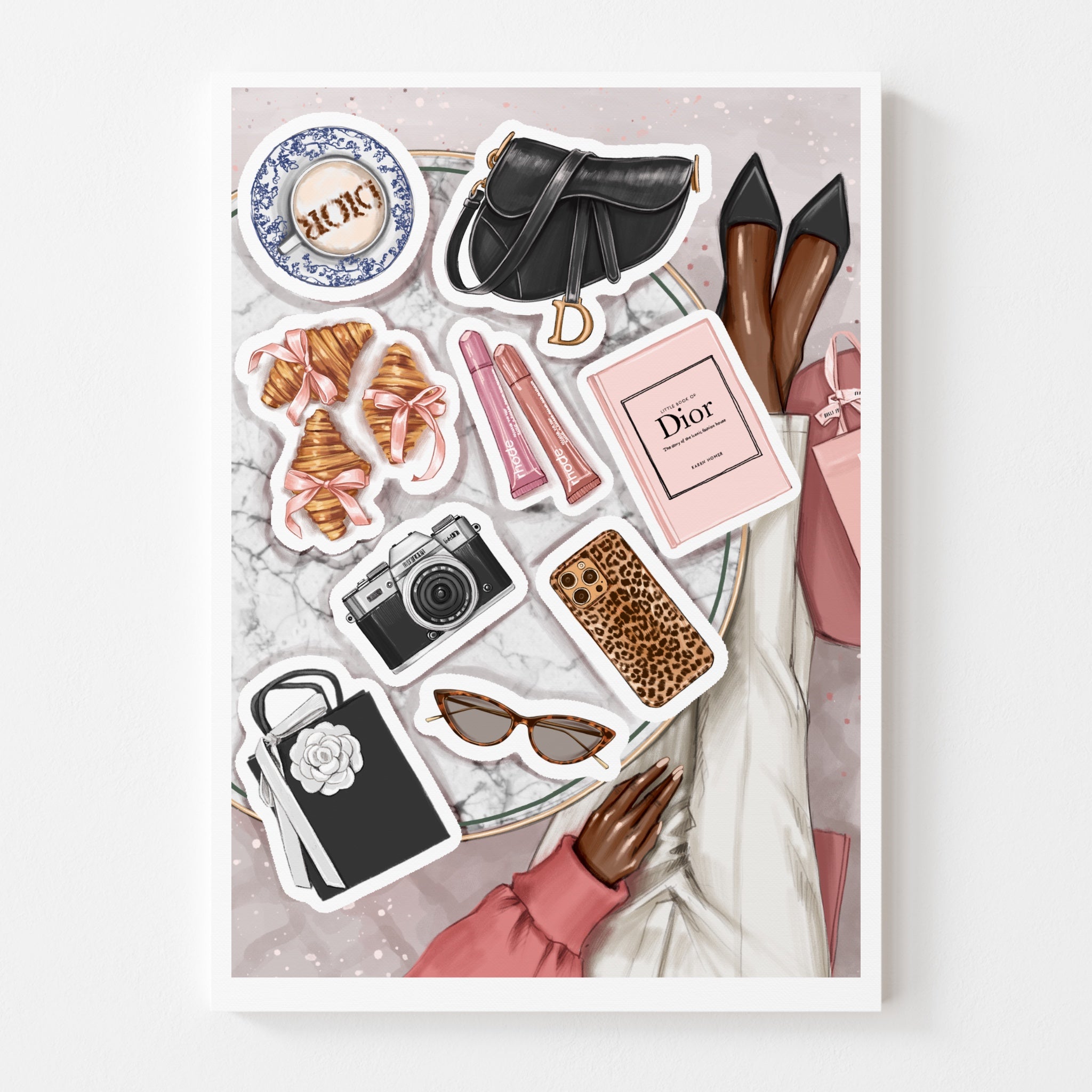 Sticker Sheet - Paris Accessories | stickers for your planner