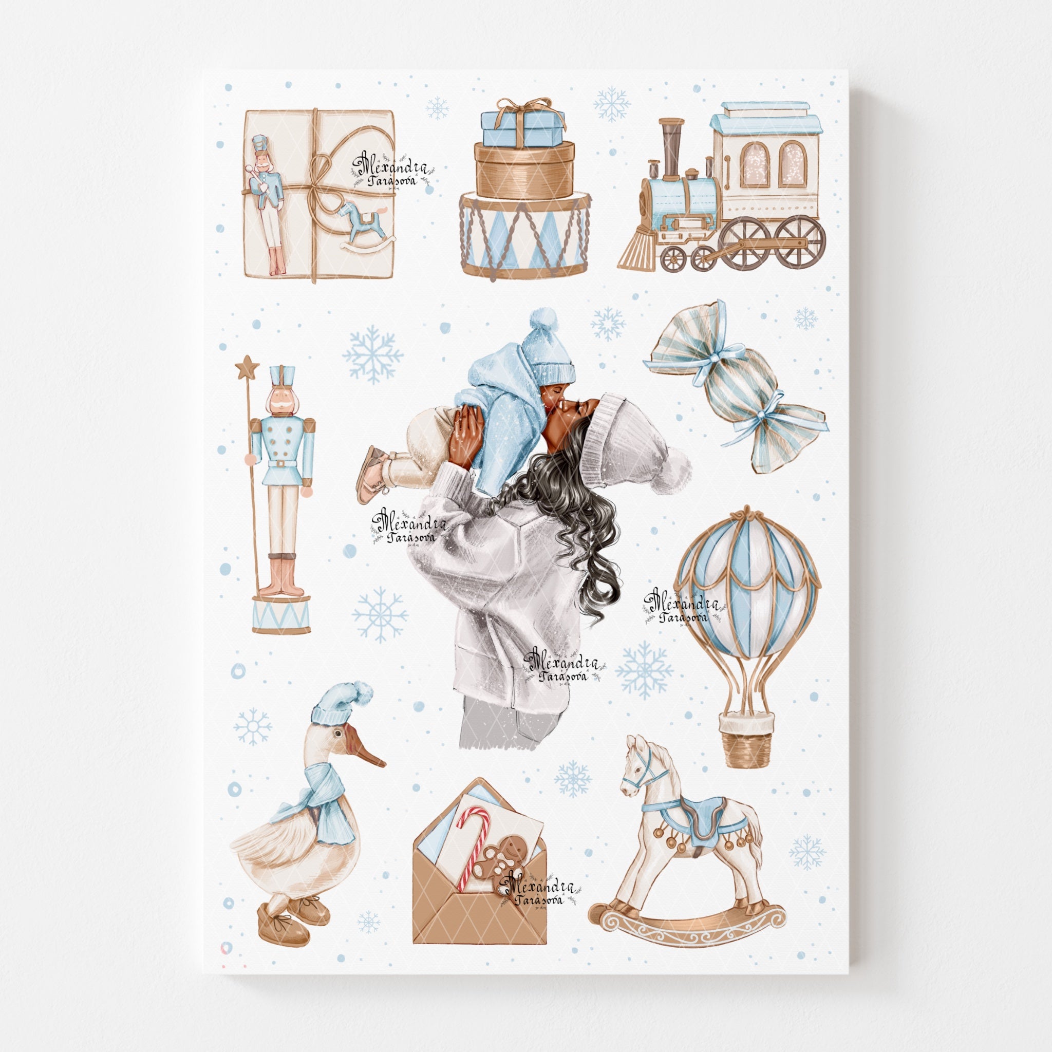 Sticker Sheet - Christmas Holiday | stickers for your planner