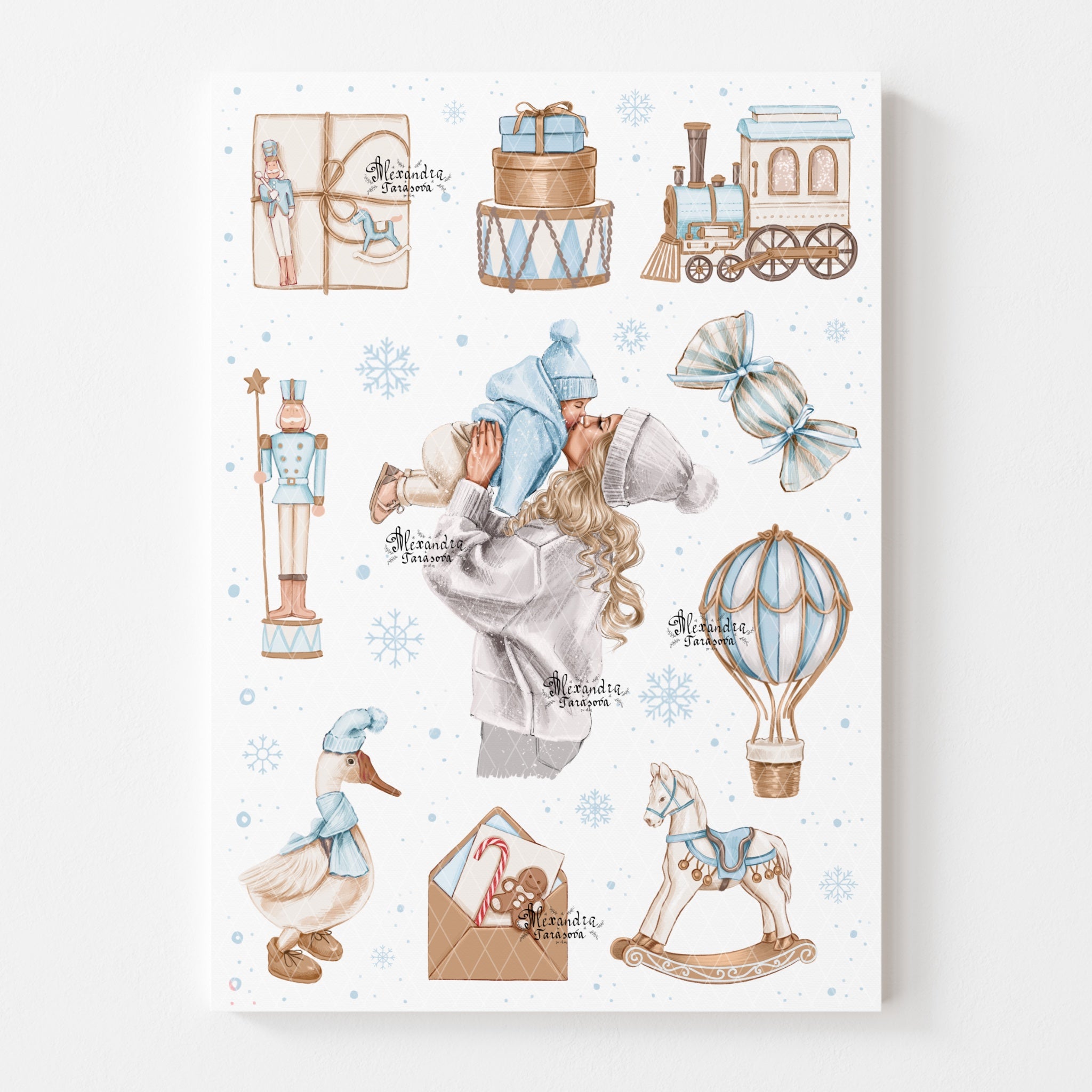 Sticker Sheet - Christmas Holiday | stickers for your planner