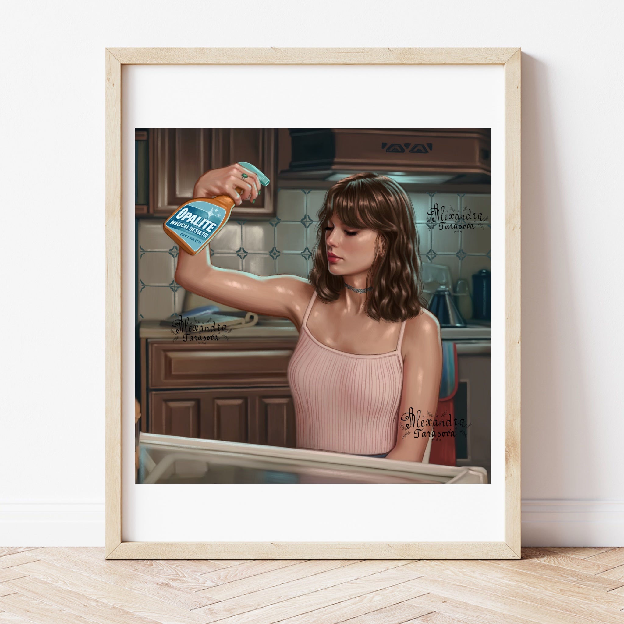 Taylor Swift Inspired Fashion Illustration | Printable Wall Art | Digital Download | Pop Icon Art | Hand Drawn Illustration