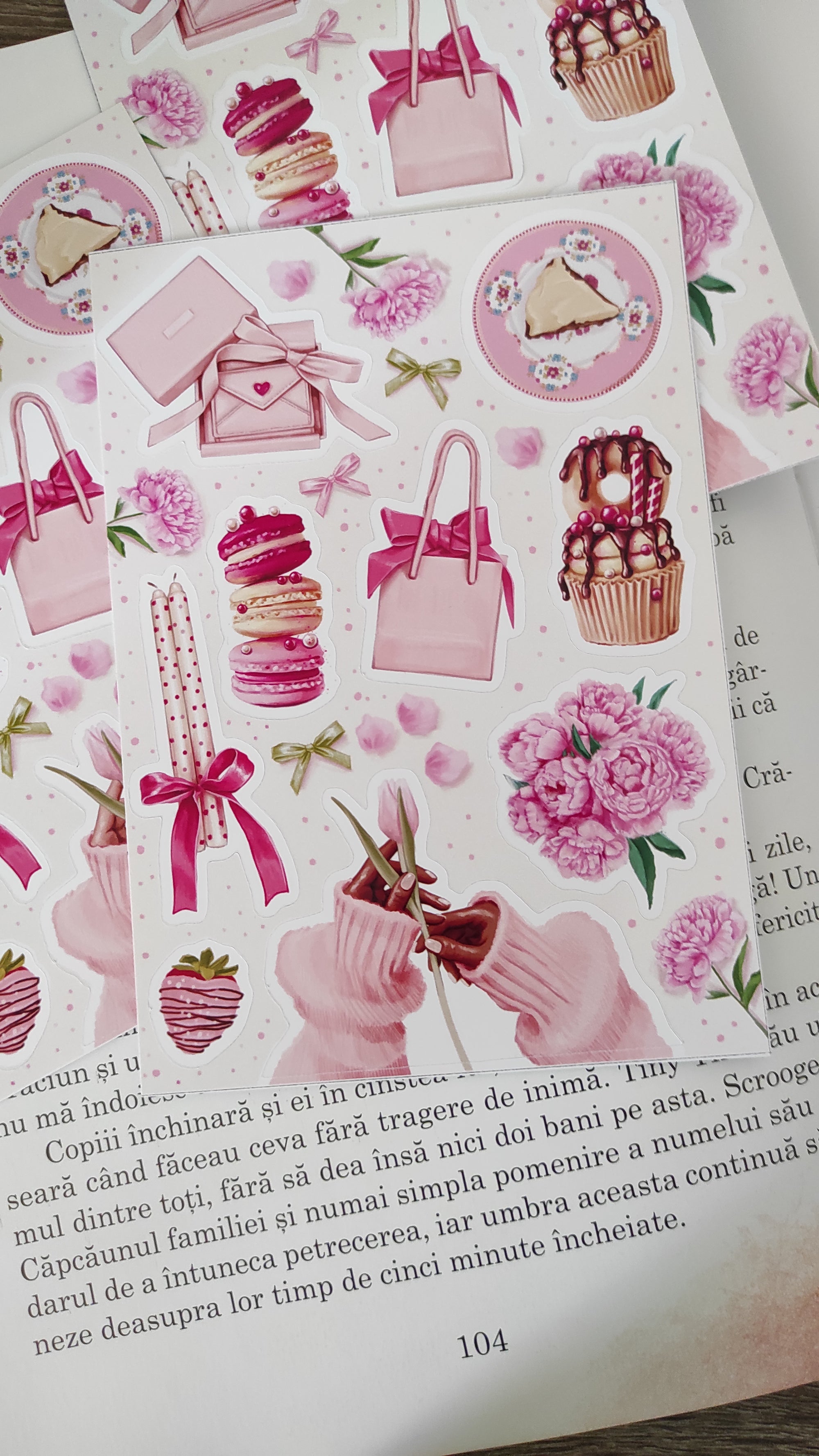 Sticker Sheet - Pink Accessories | stickers for your planner