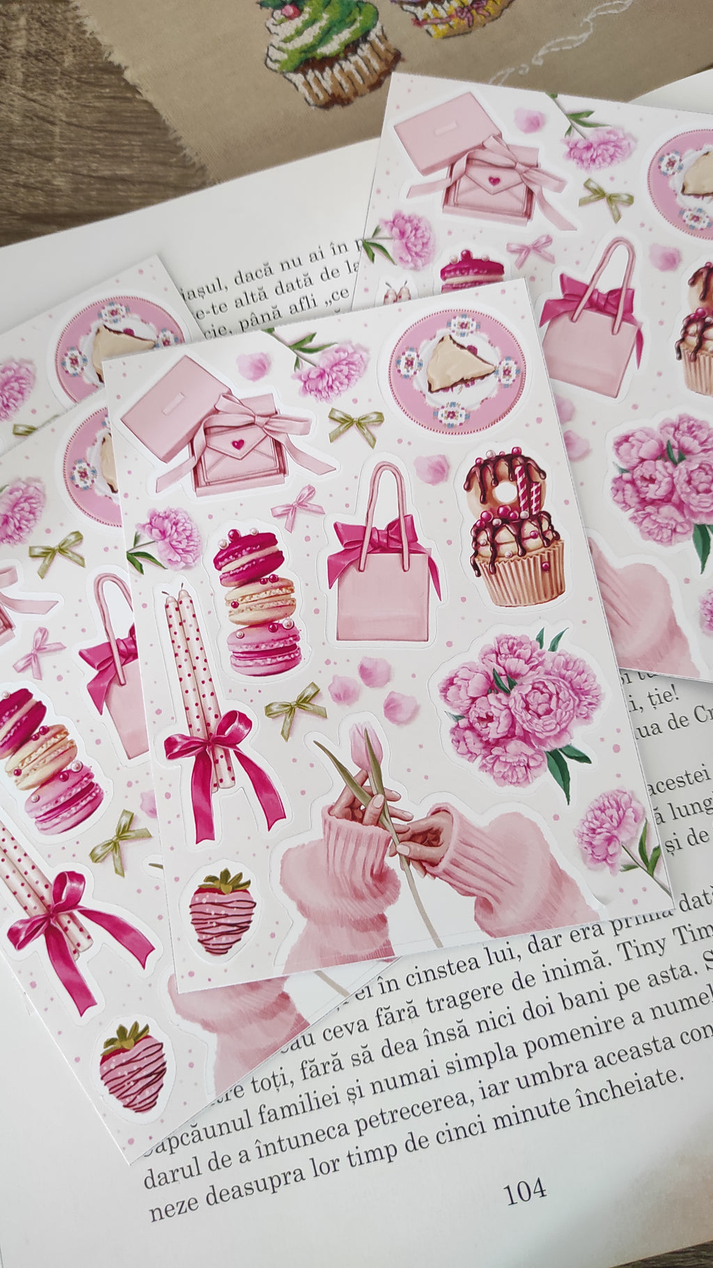 Sticker Sheet - Pink Accessories | stickers for your planner