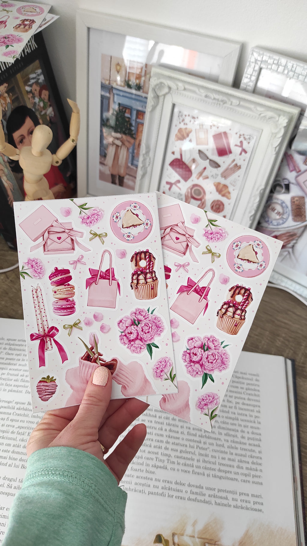Sticker Sheet - Pink Accessories | stickers for your planner